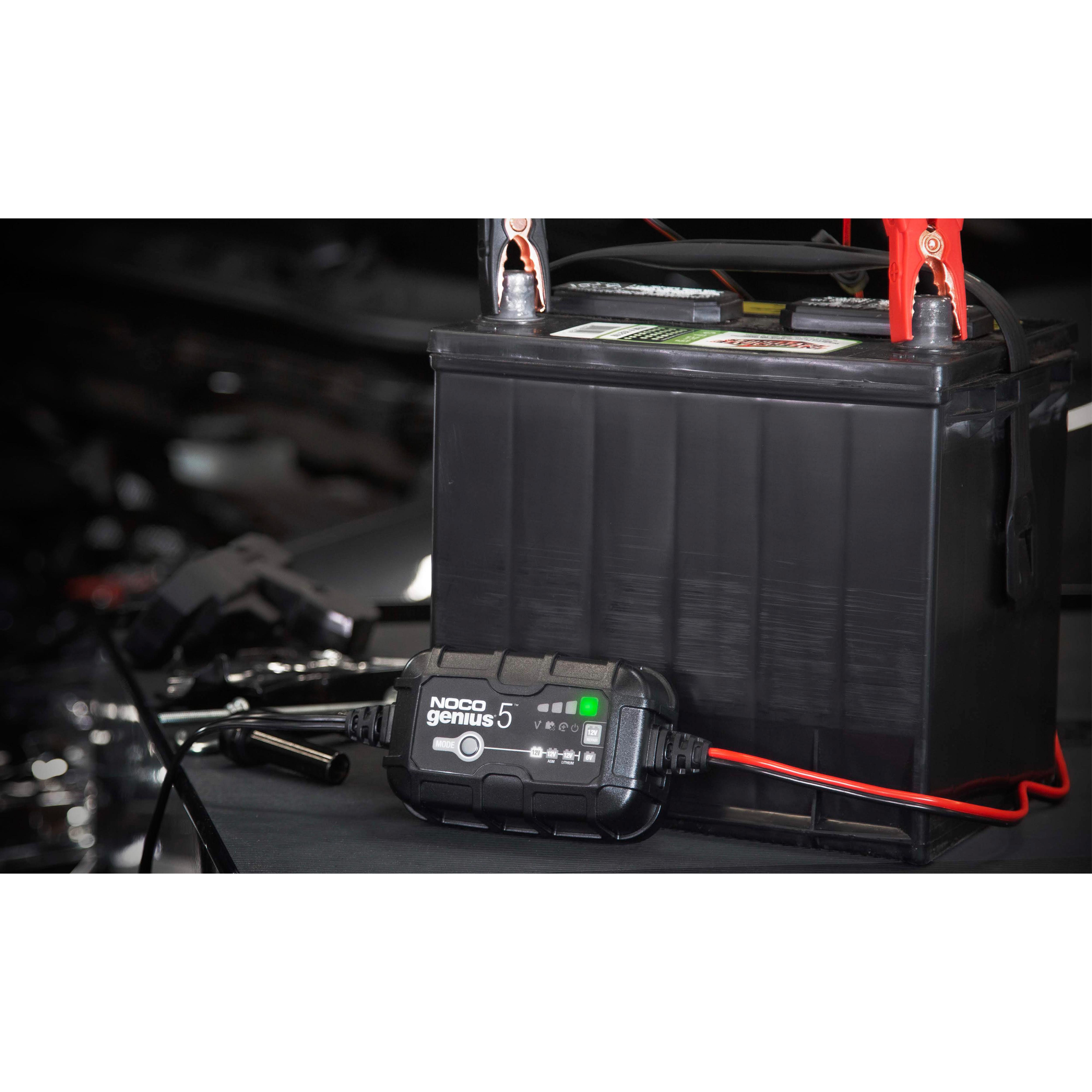 NOCO 5 Amp Battery Charger GENIUS5 | AutoZone