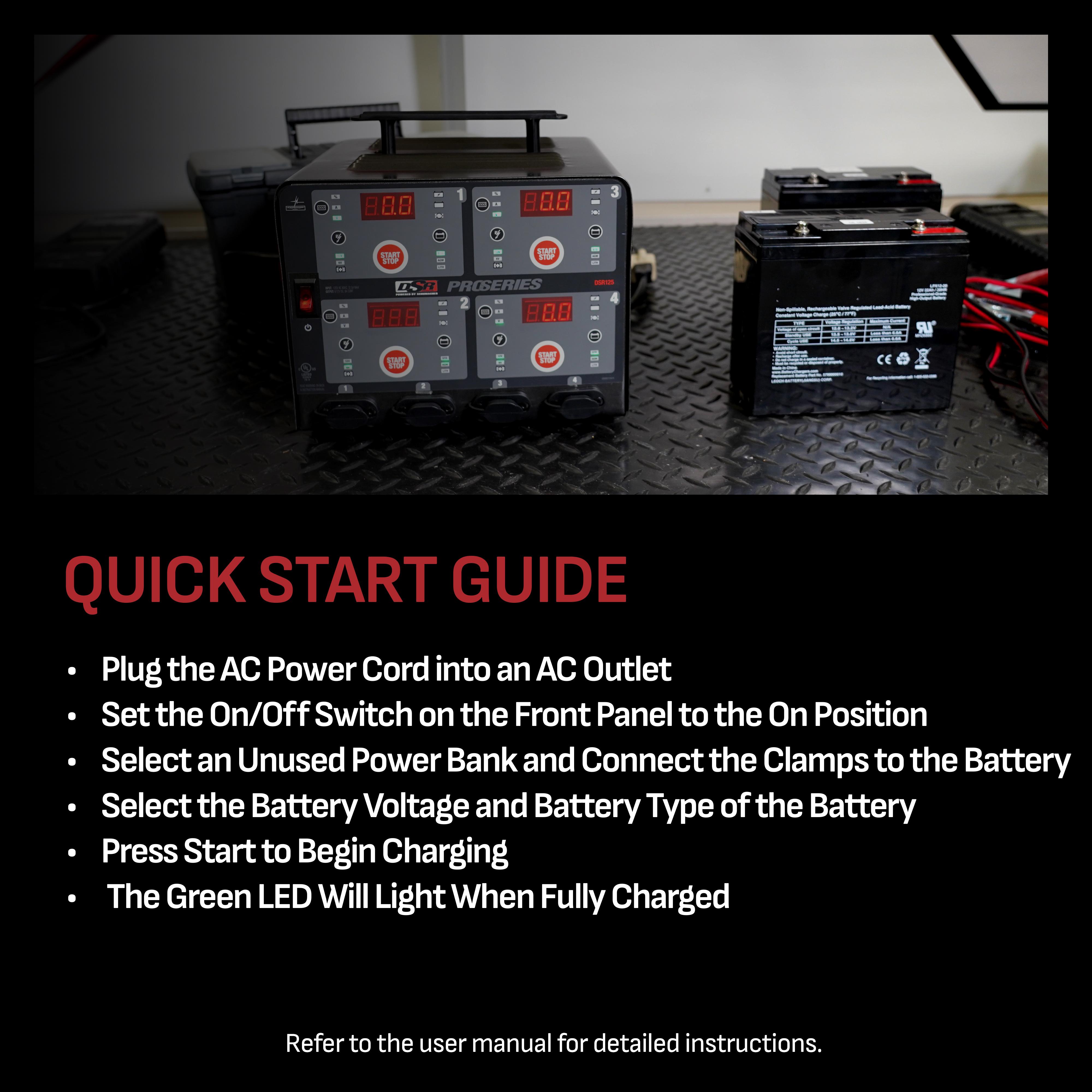 DSR Battery Charger DSR125 | AutoZone