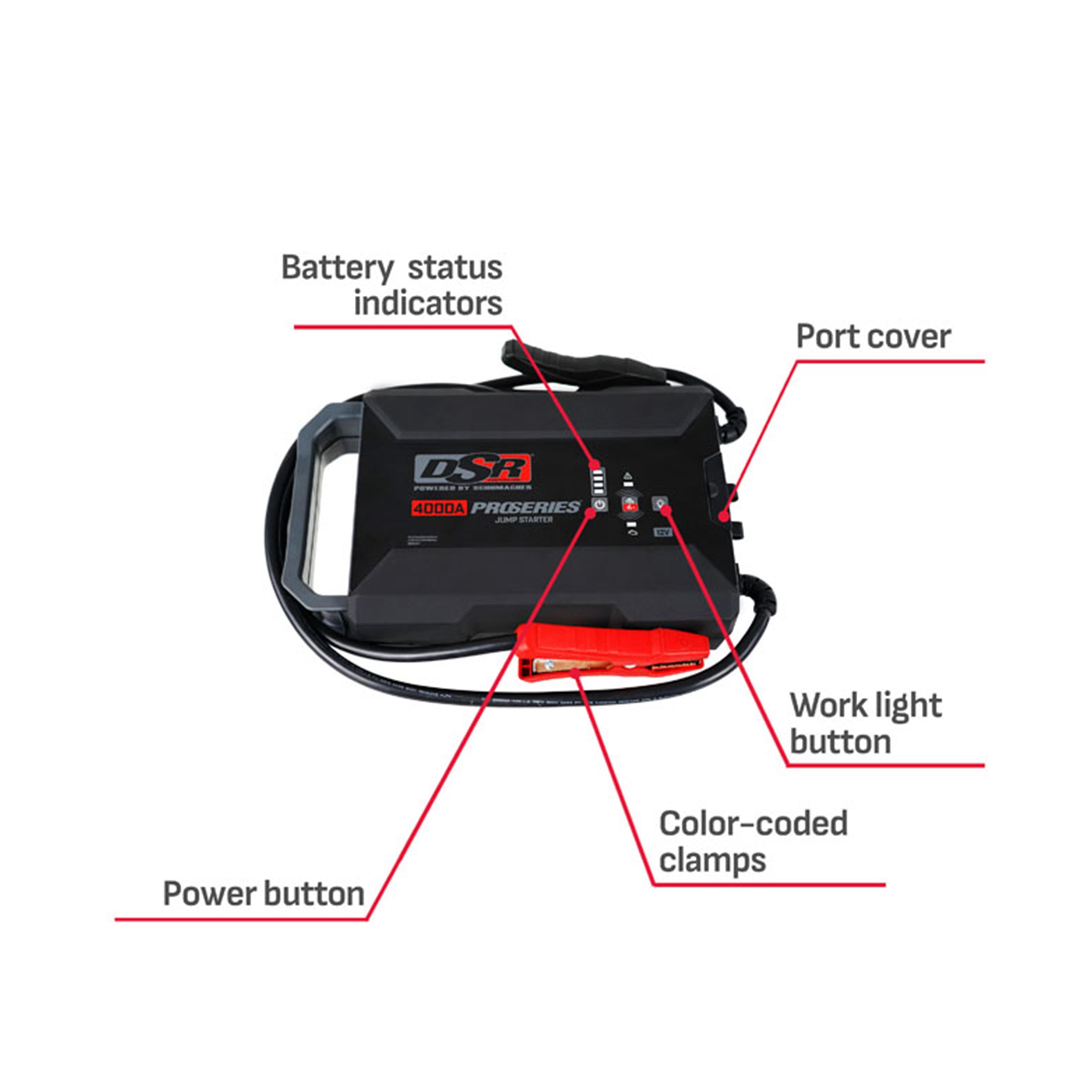 DSR ProSeries 4000 Amp Battery Charger DSR164 | AutoZone