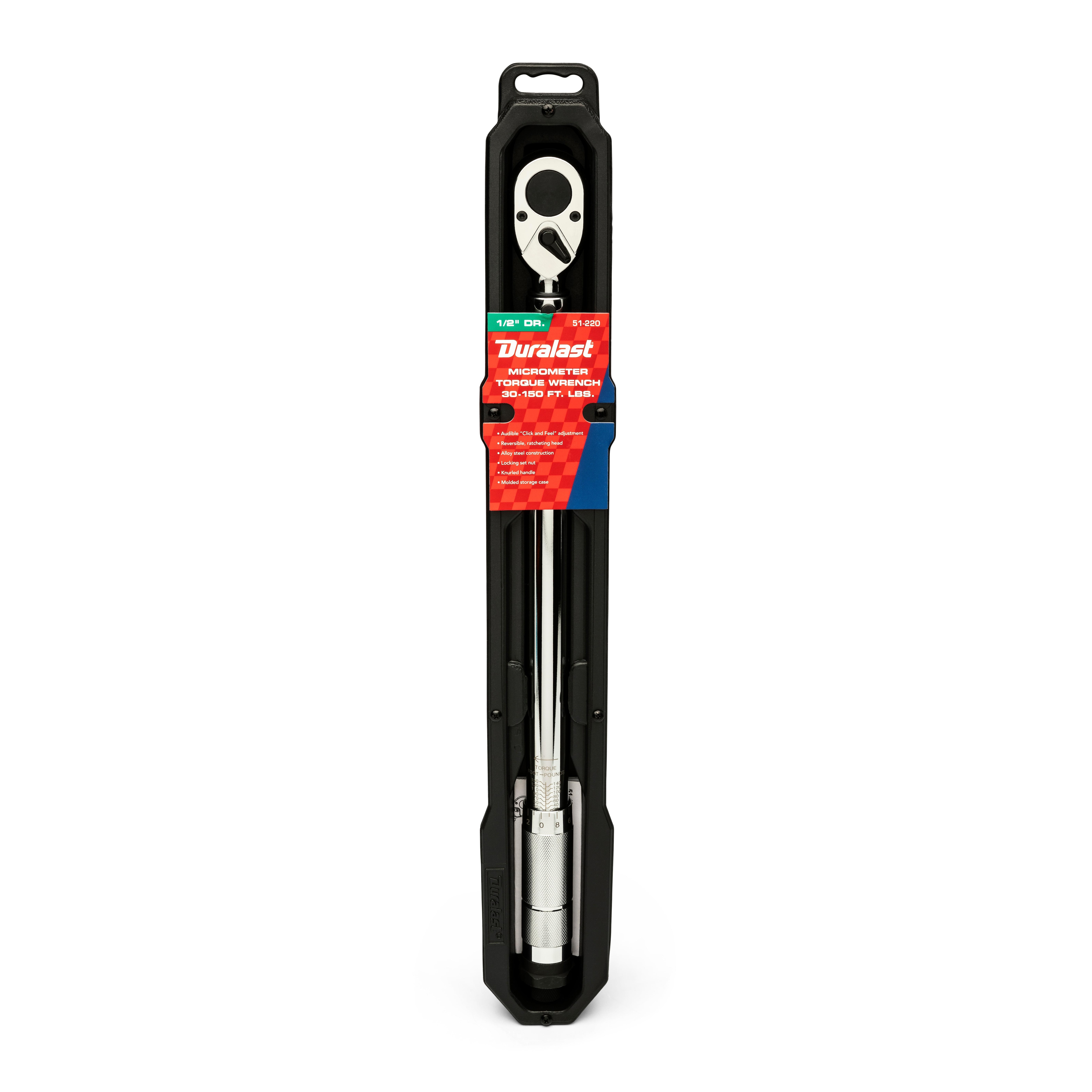Duralast 1/2in Drive 30-150 ft/lbs Extension Torque Wrench | AutoZone
