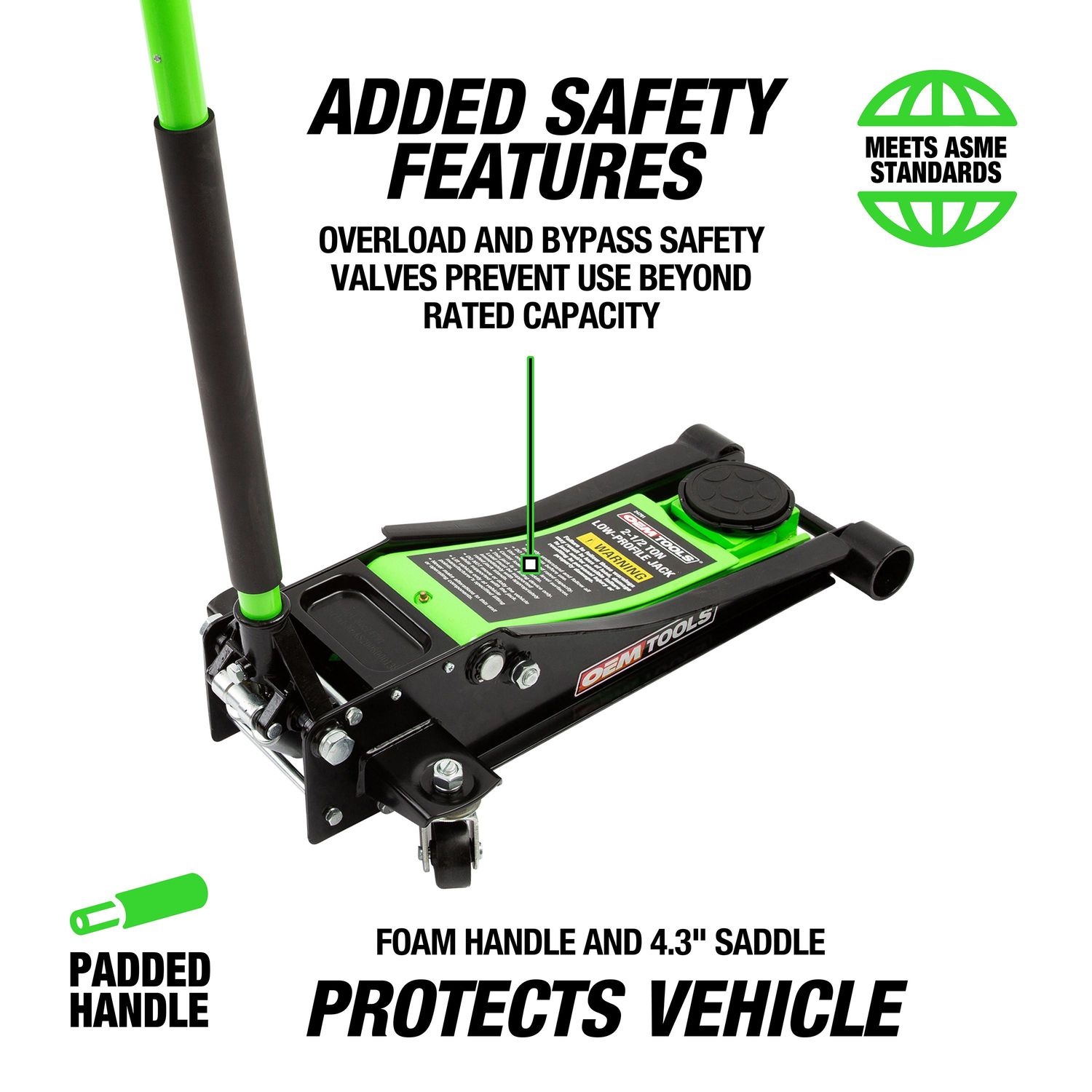 OEMTOOLS 2.5 Ton Floor Jack | AutoZone