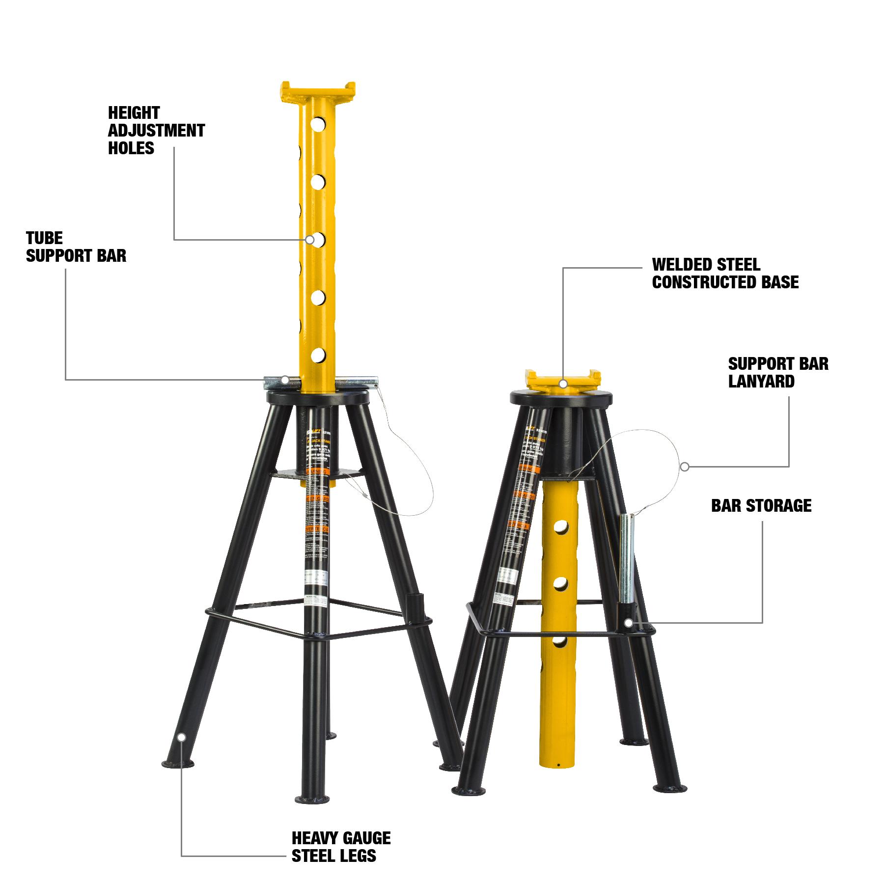 Omega Lift Equipment Jack Stand 32107B | AutoZone