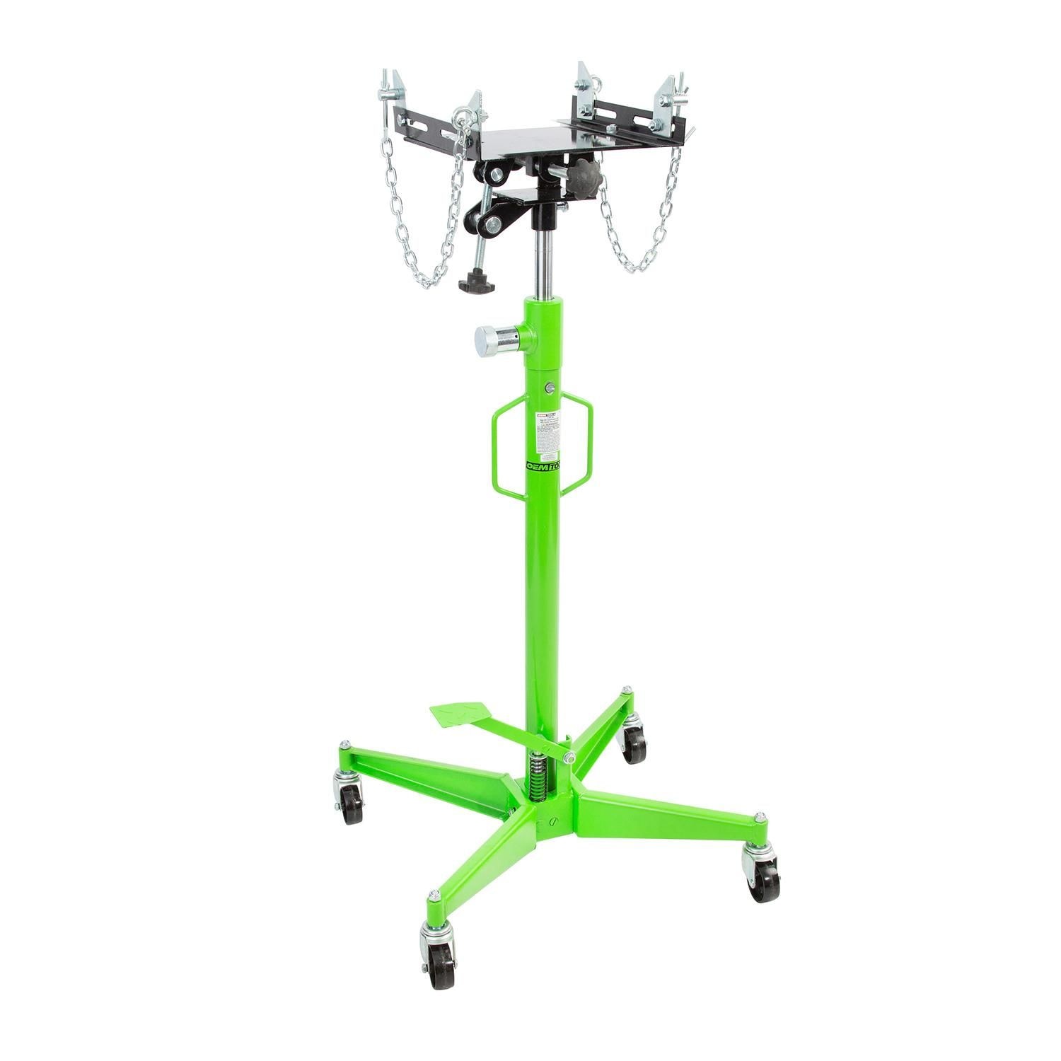 OEMTOOLS 1/2 Ton High Lift Transmission Jack With Foot Pump | AutoZone