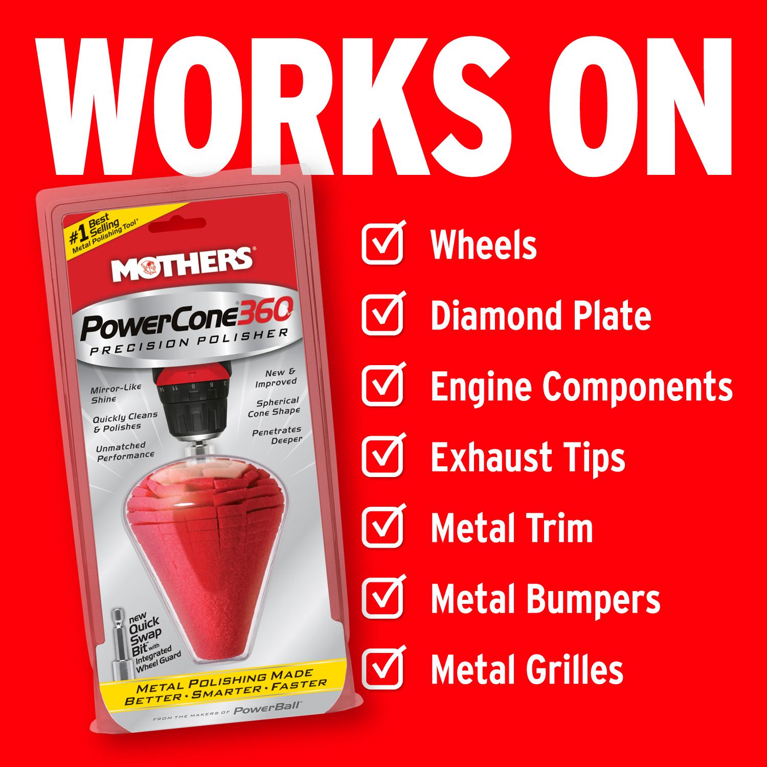 Mothers PowerCone Polishing Tool | AutoZone