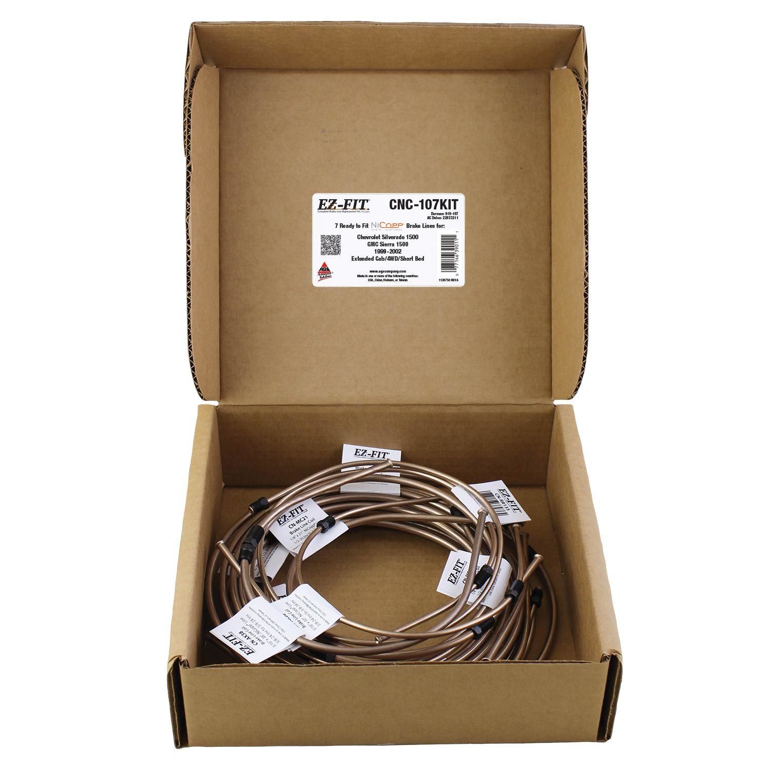 Brakelines Brake Hydraulic Line CNC-107KIT | AutoZone