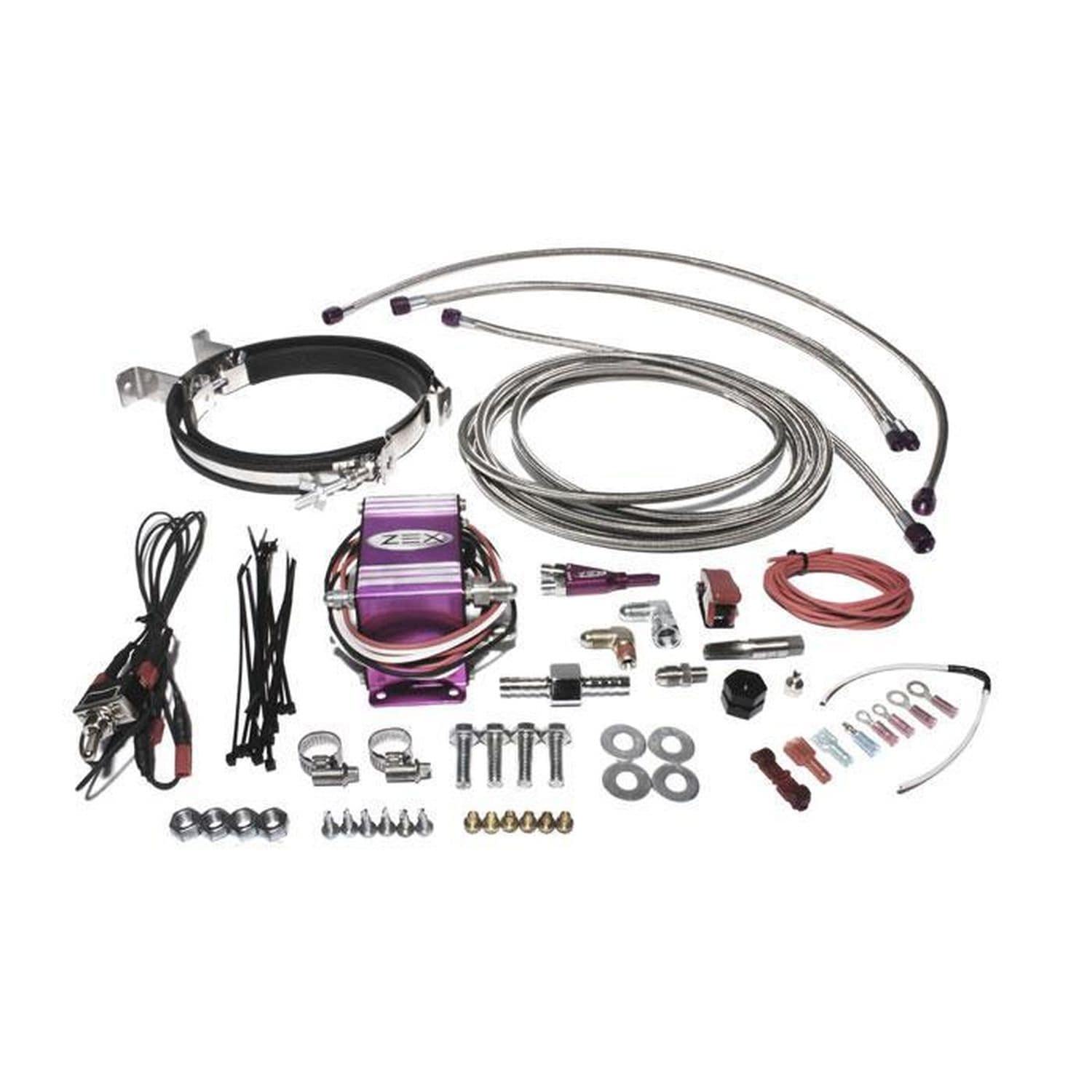 ZEX 55 to 75 HP EFI Wet Nitrous System Kit Includes All for Easy