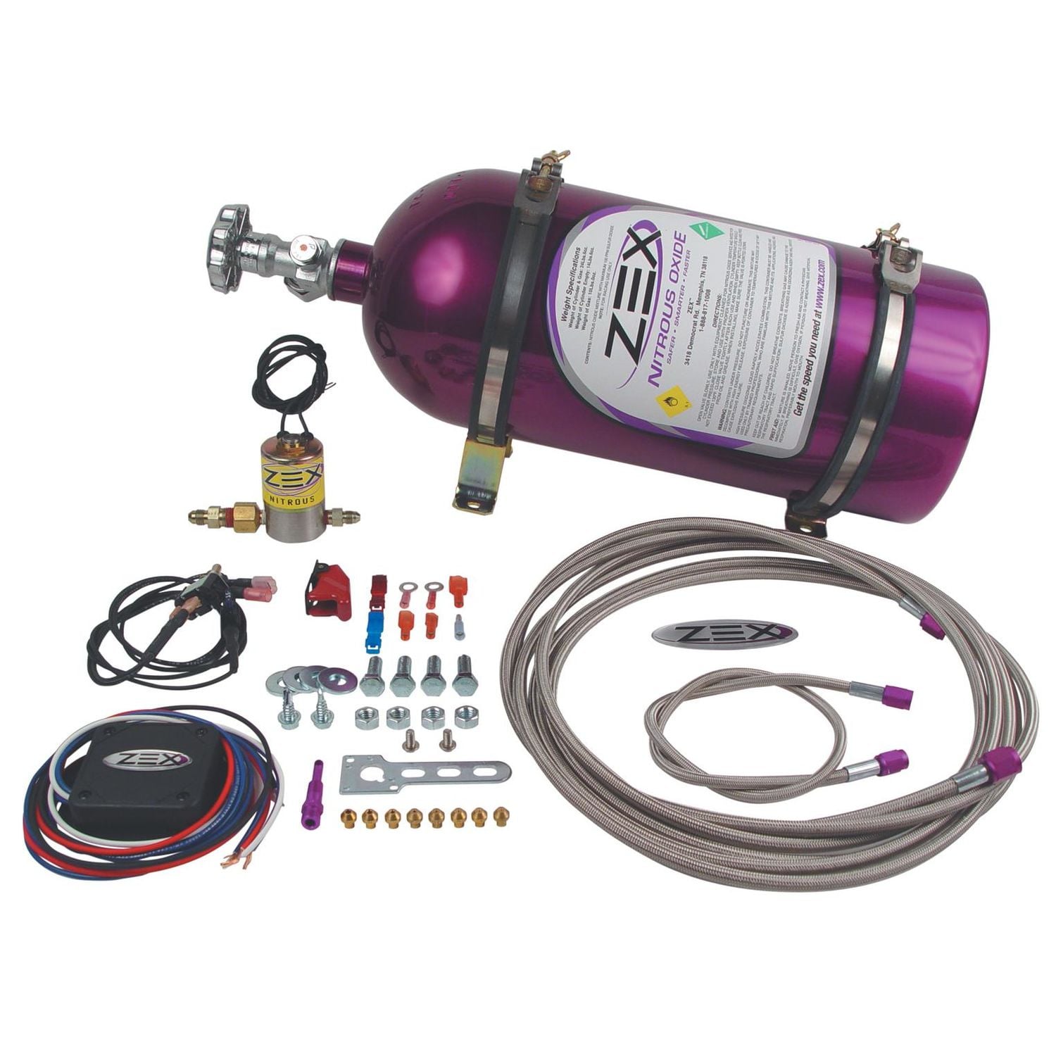 DET o２bottlesdetox ZEX Nitrous Bottle 10 lbs. Purple | eBay