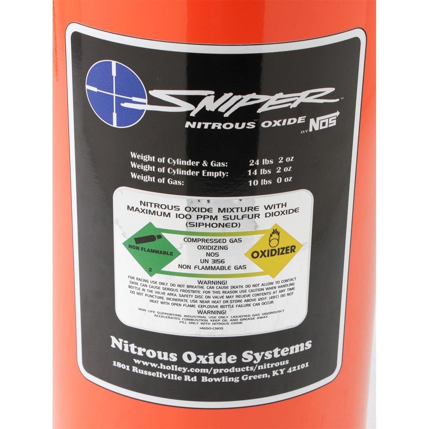 NOS/Nitrous Oxide System Nitrous Oxide Bottle 14740NOS | AutoZone