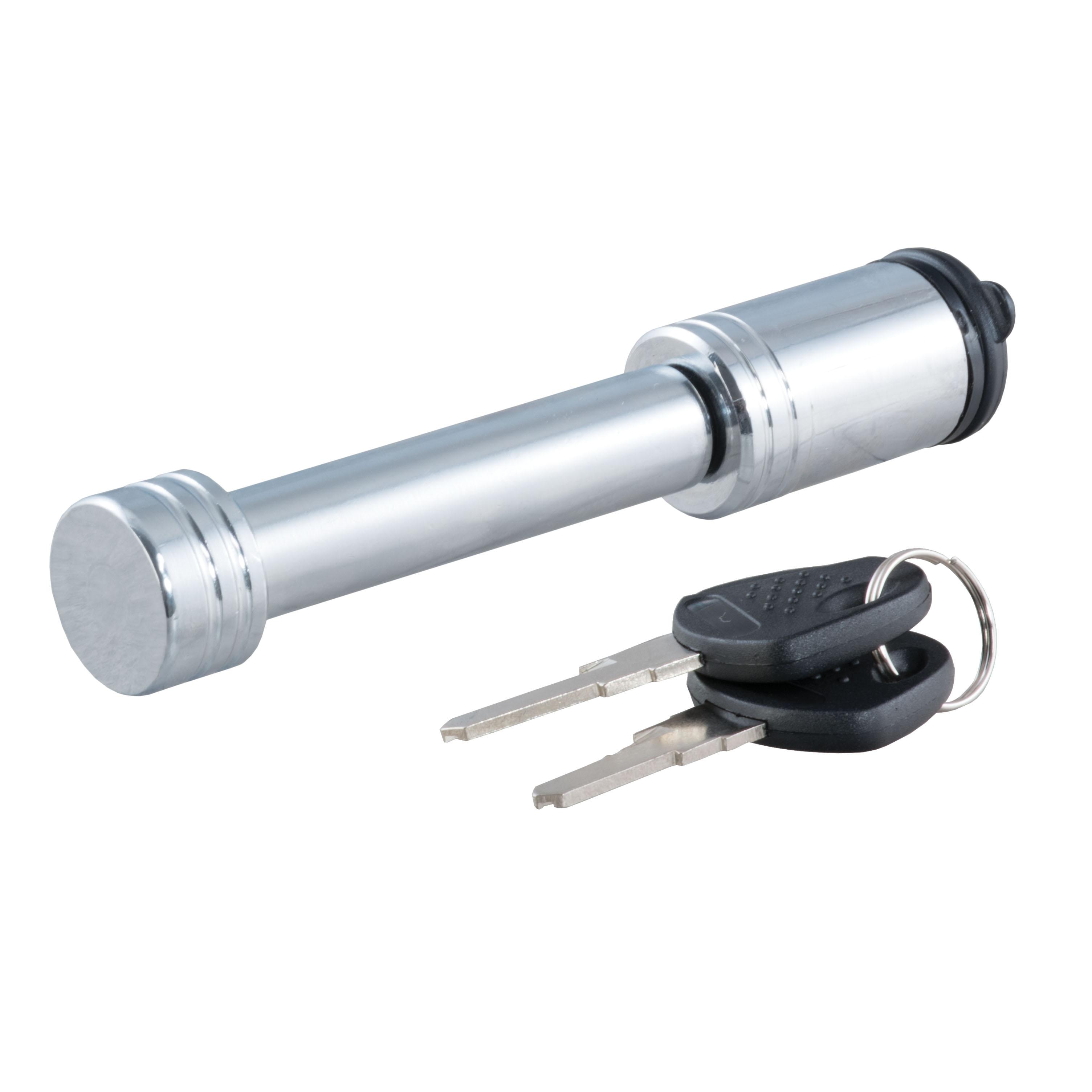 Master Lock 1495DAT Pivot Lock Hitch Pin - 0.62" Chrome Steel, Tapered Ends For Easy Insert