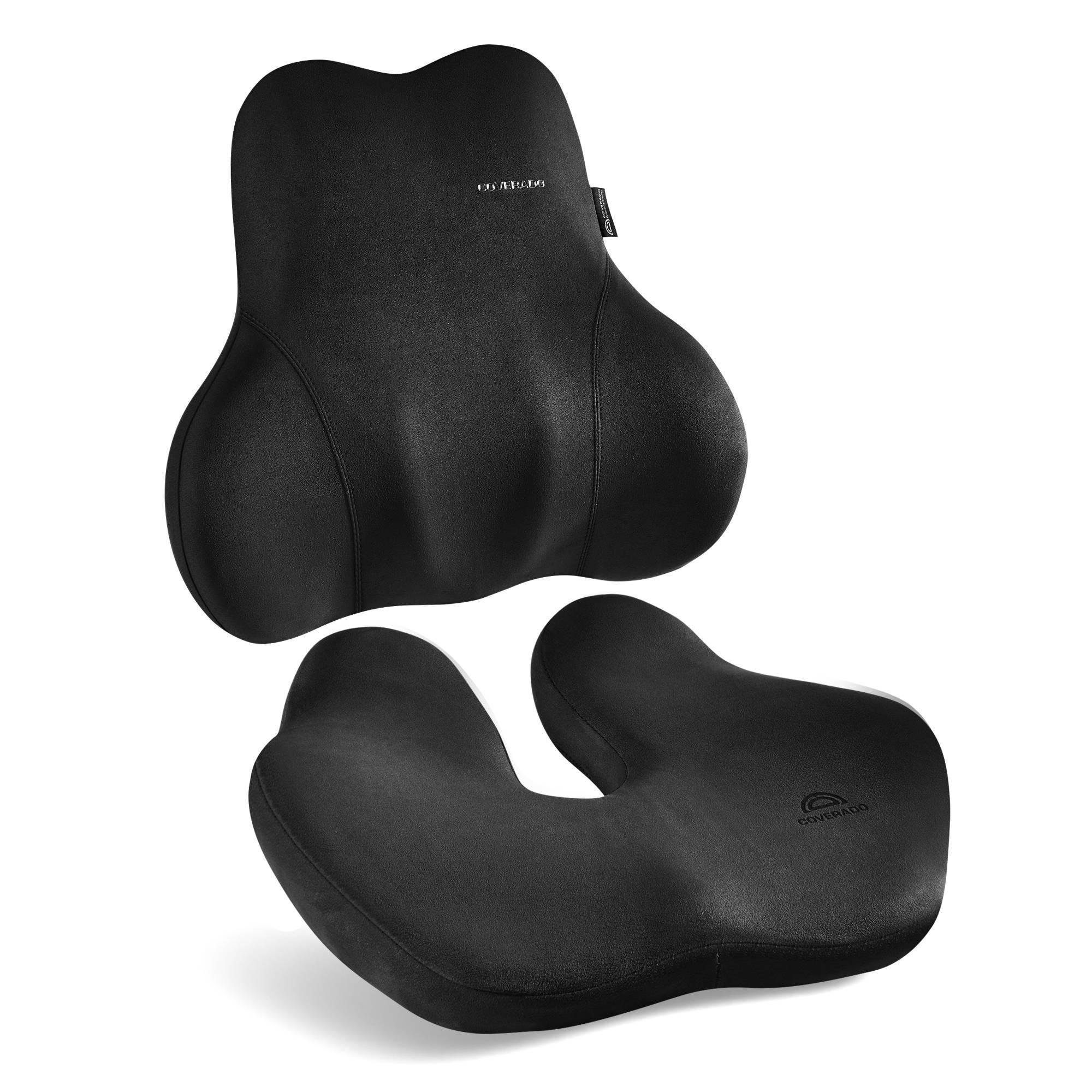 Coverado Seat Lumbar Support Cushion CCLS08BK | AutoZone