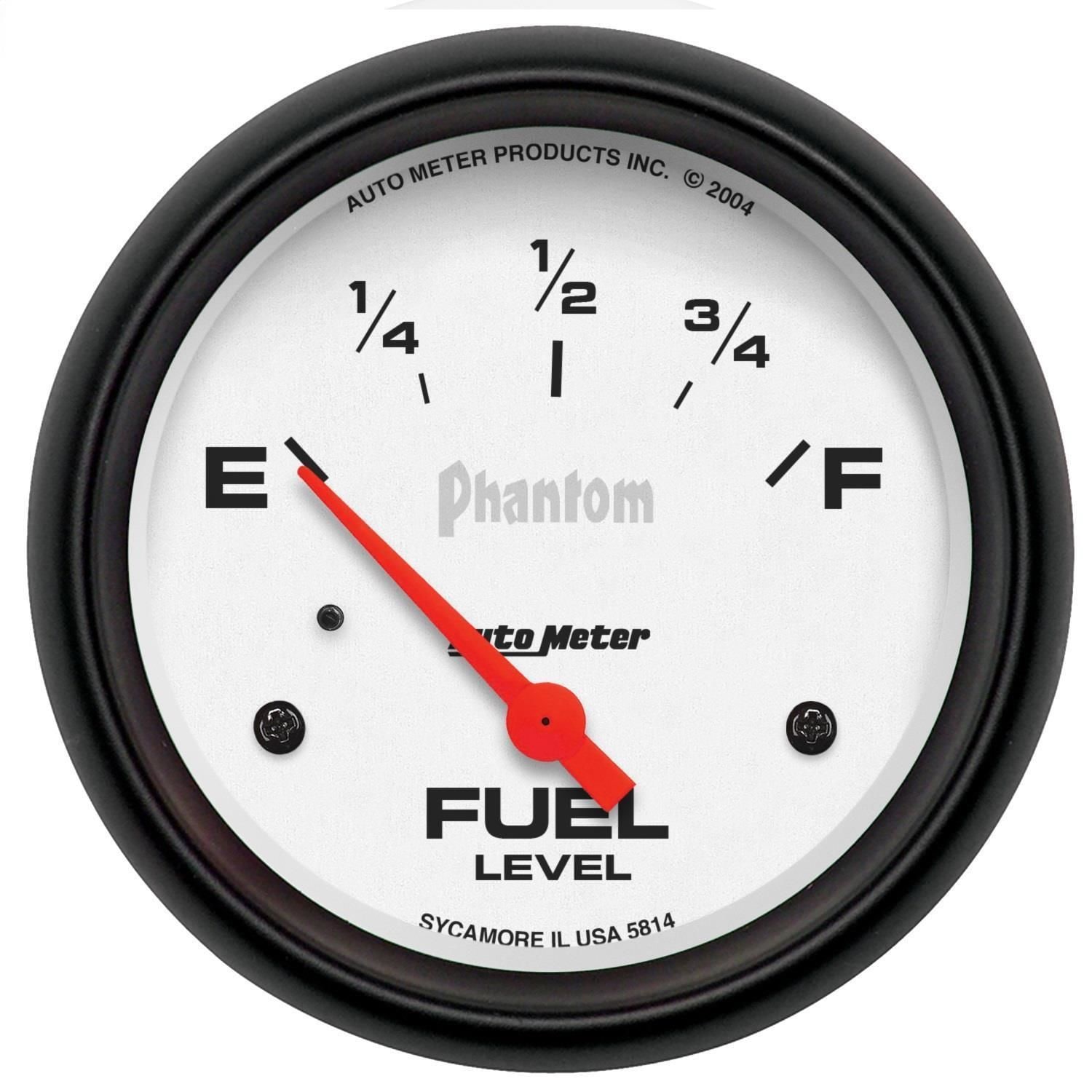 AutoMeter Phantom Fuel Level Gauge - AutoZone