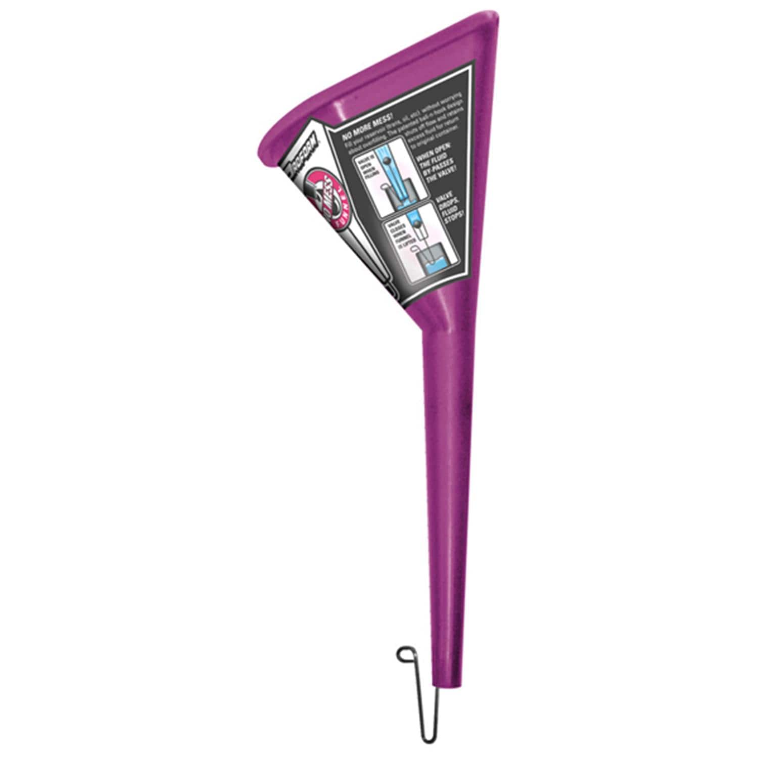 Proform Purple Triangle Shaped No-Mess Funnel | AutoZone