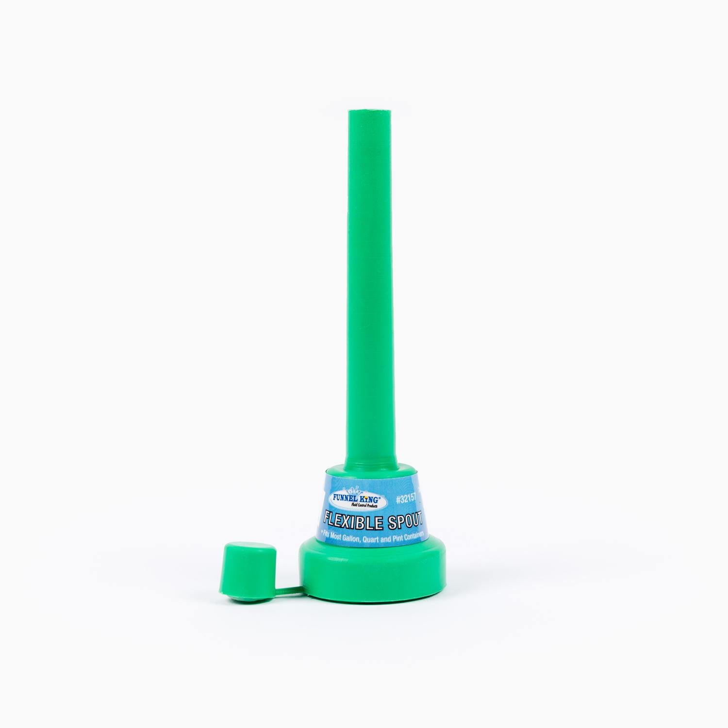 Funnel King 94460 Imbuto Galvanizzato Con Beccuccio Flessibile Da 35.5 Cm – Capacità 1 Litro, Filtro In Ottone Rimovibile, Per Meccanica E Aperture Difficili