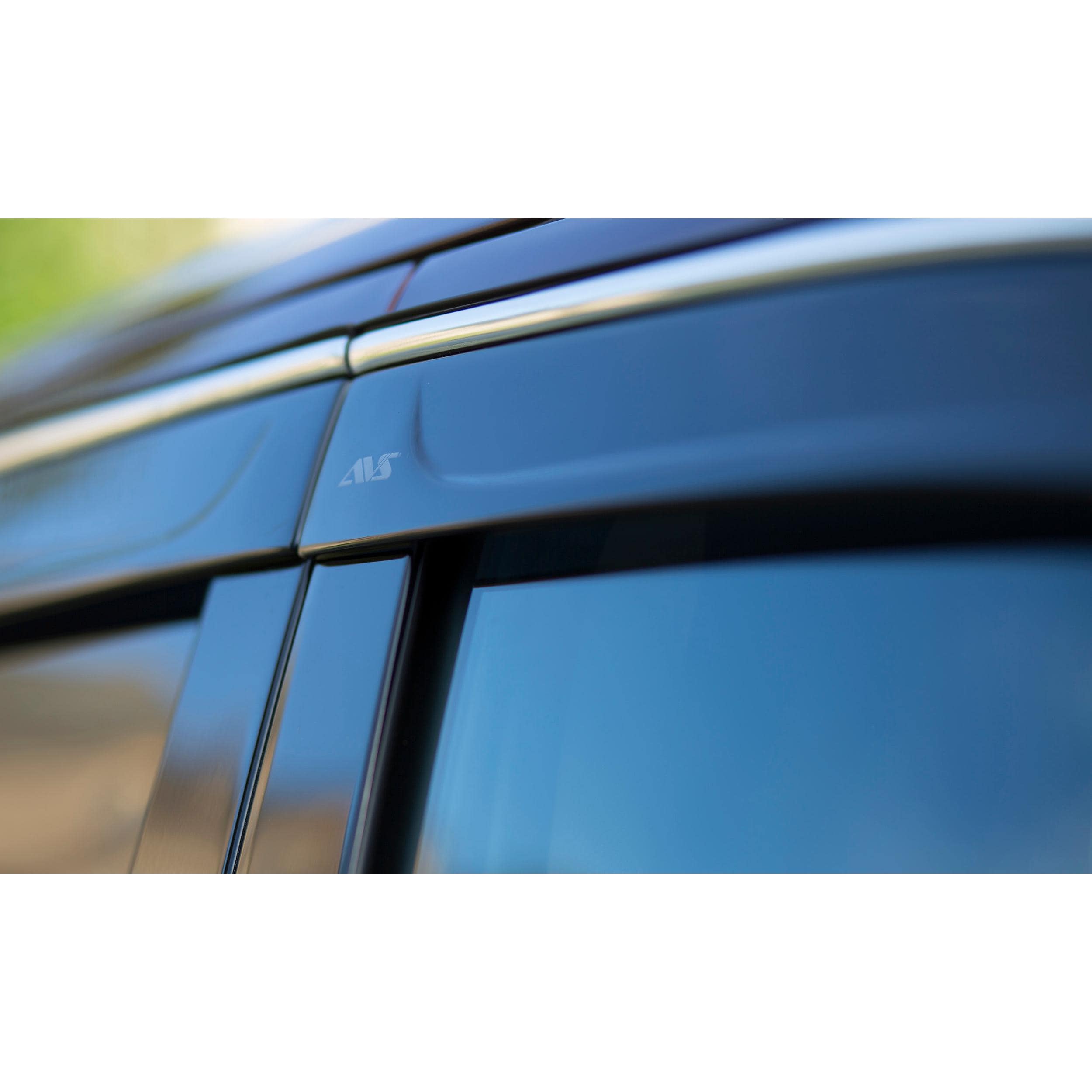 d.i.a. ダイヤ ベアトップス visvimsup Auto Ventshade (AVS) Black with Chrome Trim Side Window Deflector