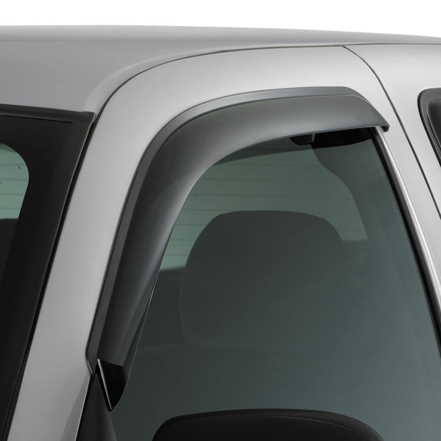 Auto Ventshade (AVS) Smoke Side Window Deflector 92040 for Ford F-350 Super Duty