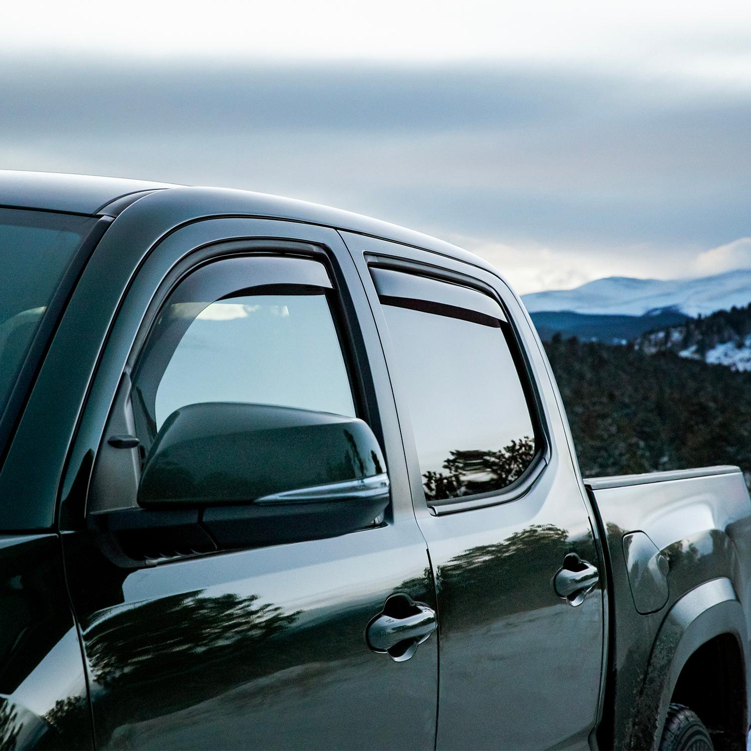 Weathertech Dark Smoke Side Window Deflector 801025IM | AutoZone