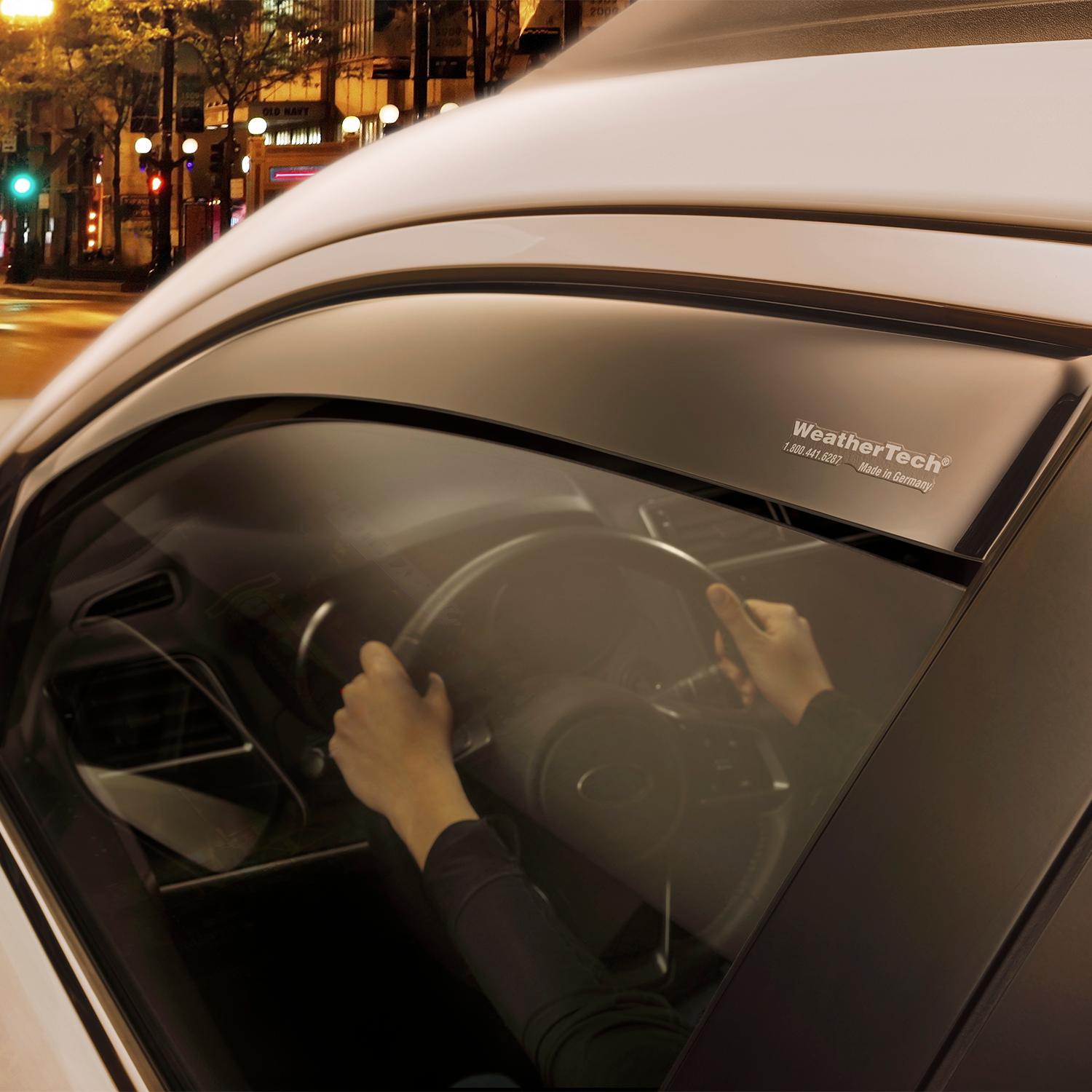 Weathertech Dark Smoke Side Window Deflector 82740IM | AutoZone