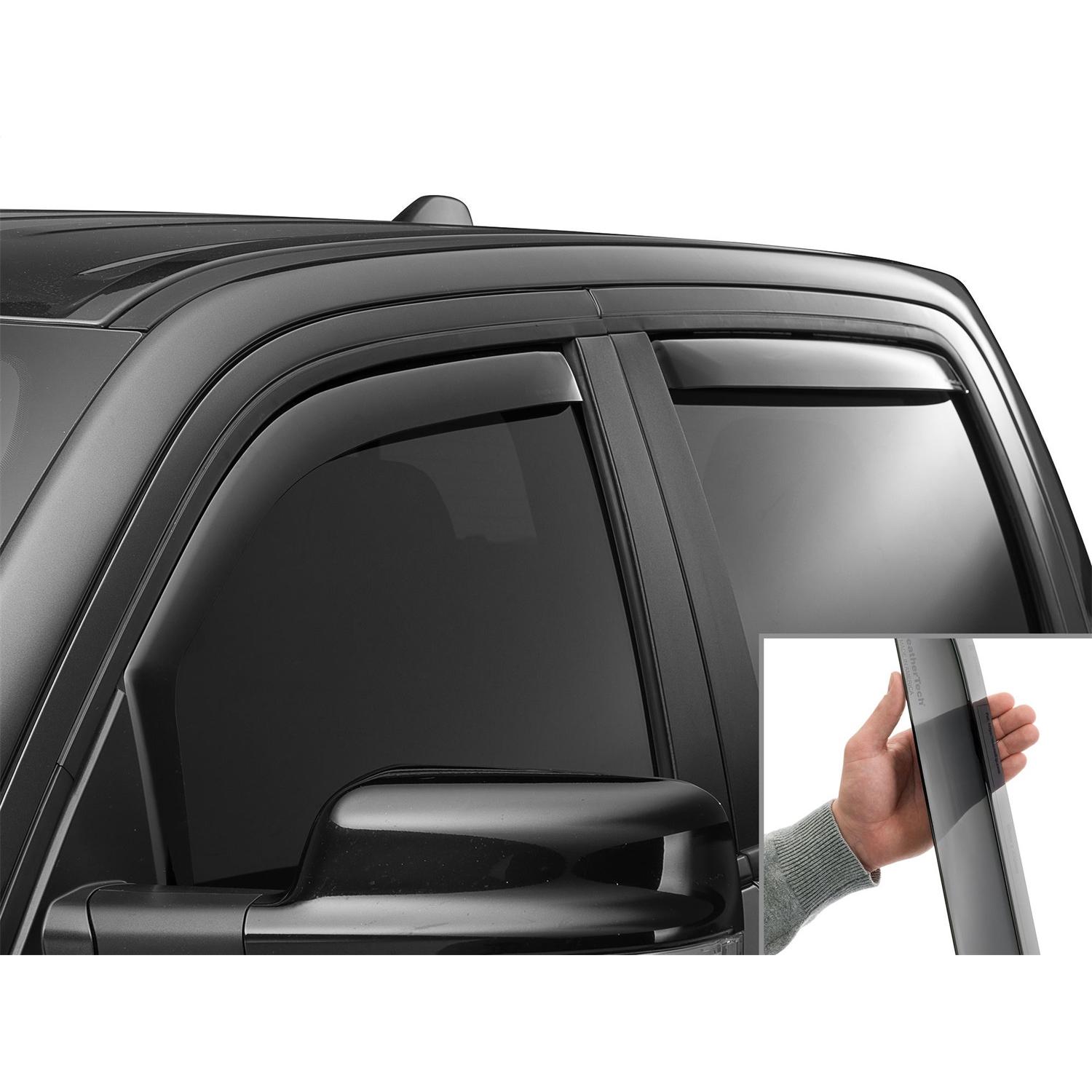 Weathertech Dark Smoke Side Window Deflector 82935IM | AutoZone