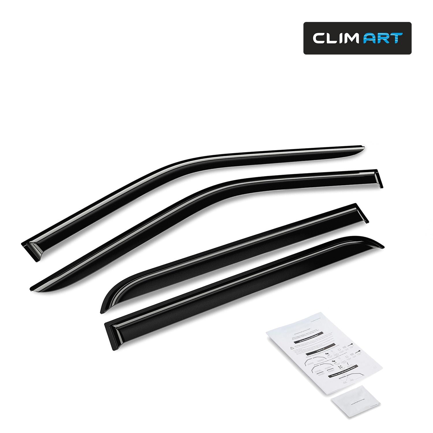 CLIM ART Dark Smoke Side Window Deflector 417198 | AutoZone