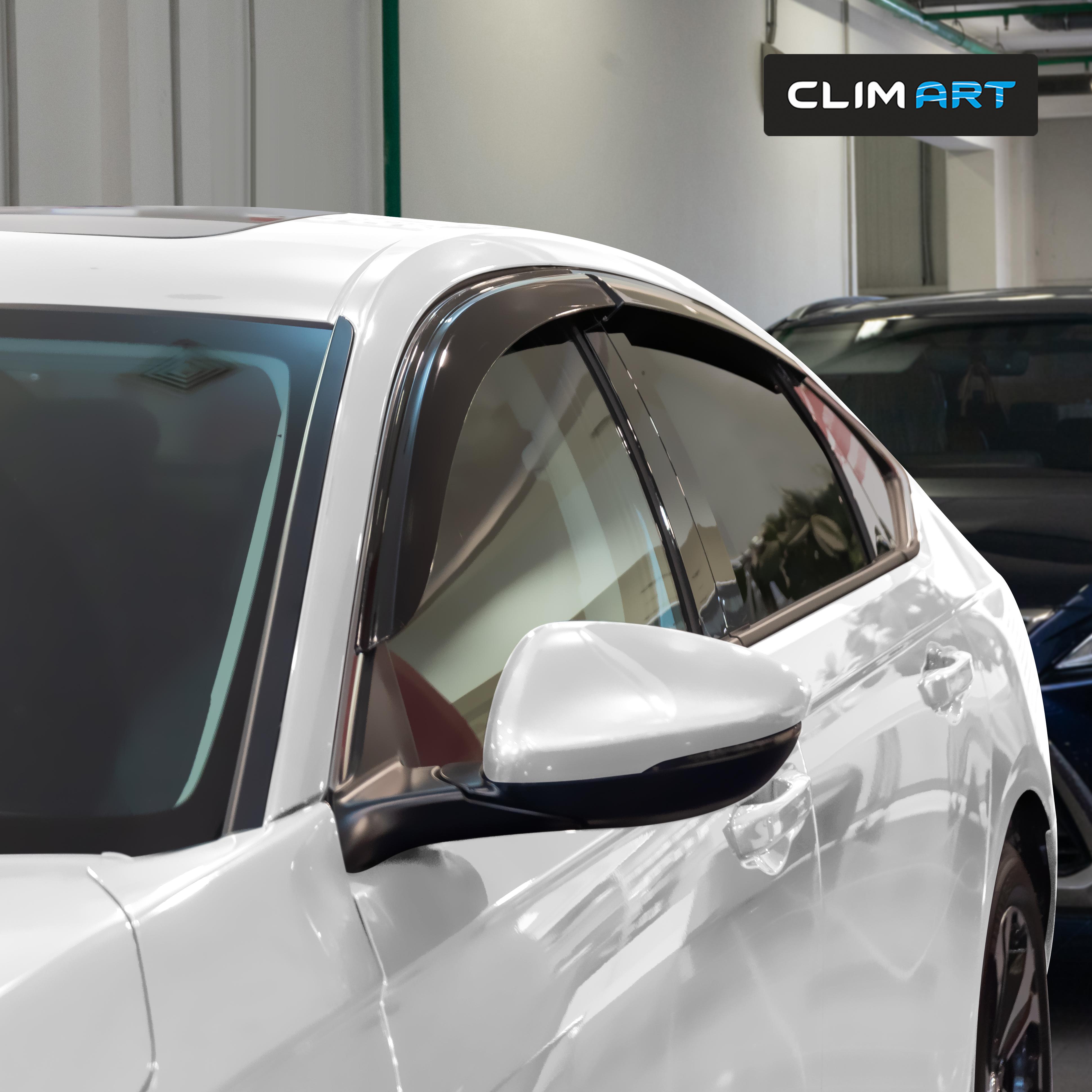 CLIM ART Dark Smoke Side Window Deflector 423071 | AutoZone