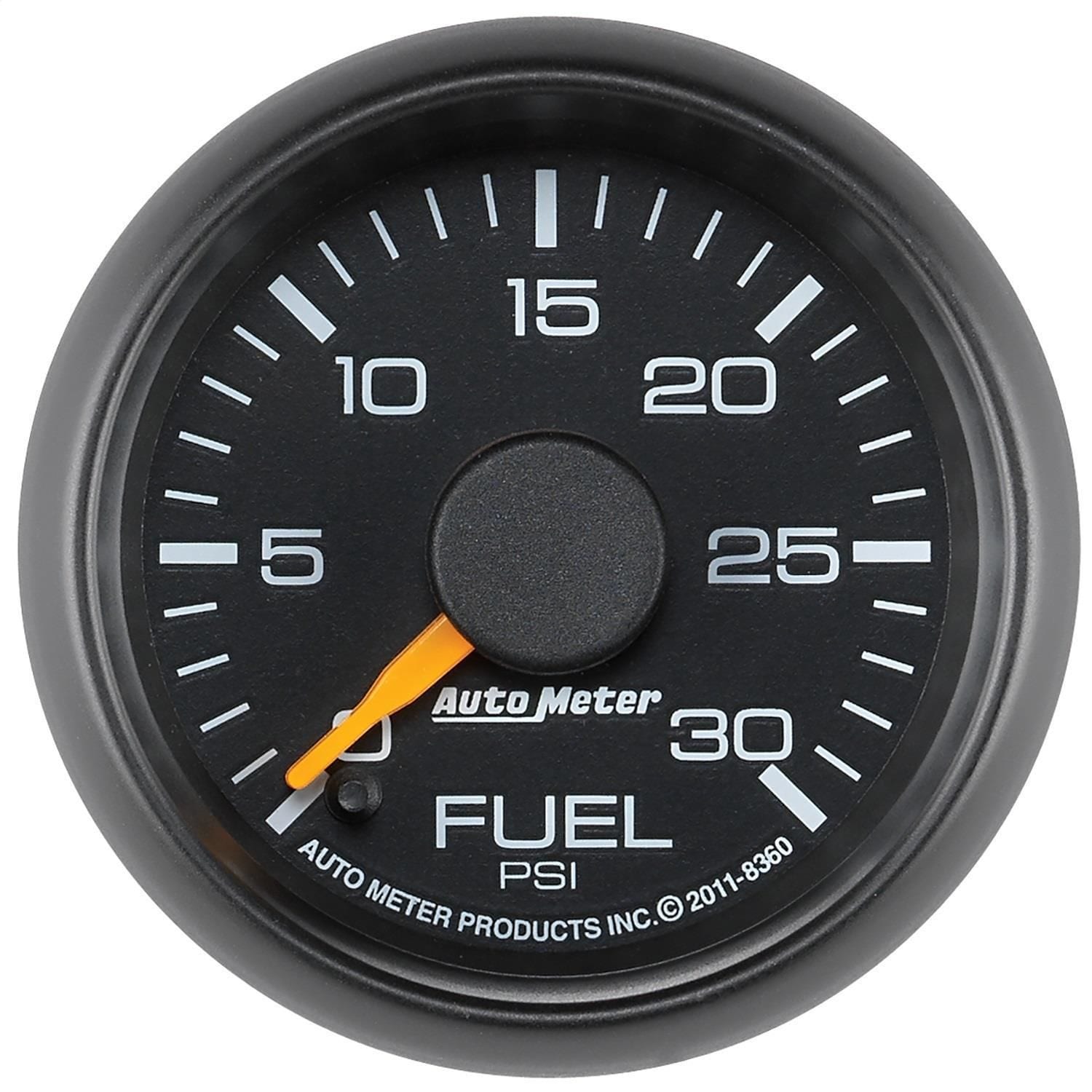 AutoMeter 1.69 in Black 0 PSI to 30 PSI Solid State Fuel Pressure Gauge for Yugo
