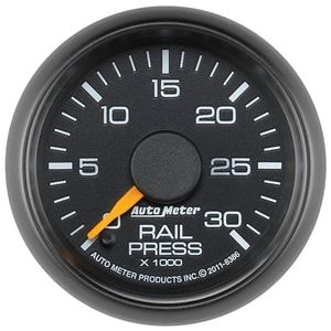 AutoMeter 1.69 in Black 0 PSI to 30000 PSI Fuel Pressure Gauge for Yugo