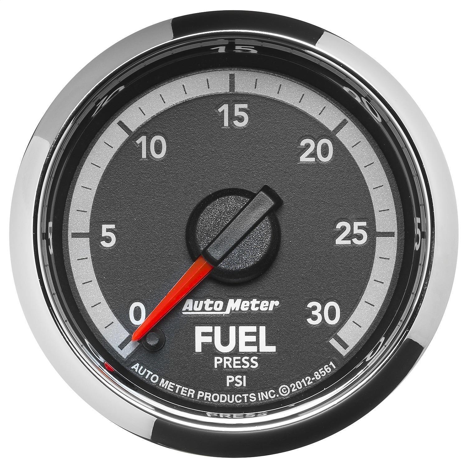 AutoMeter 1.69 in Black 0 PSI to 30 PSI Solid State Fuel Pressure Gauge for Yugo