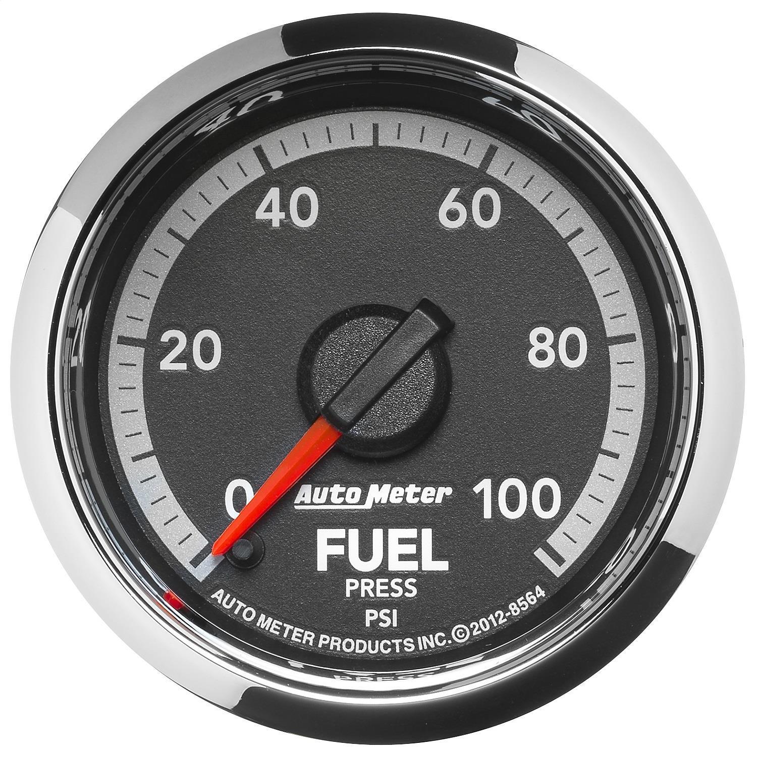 AutoMeter 1.69 in Black 0 PSI to 100 PSI Solid State Fuel Pressure Gauge for Yugo