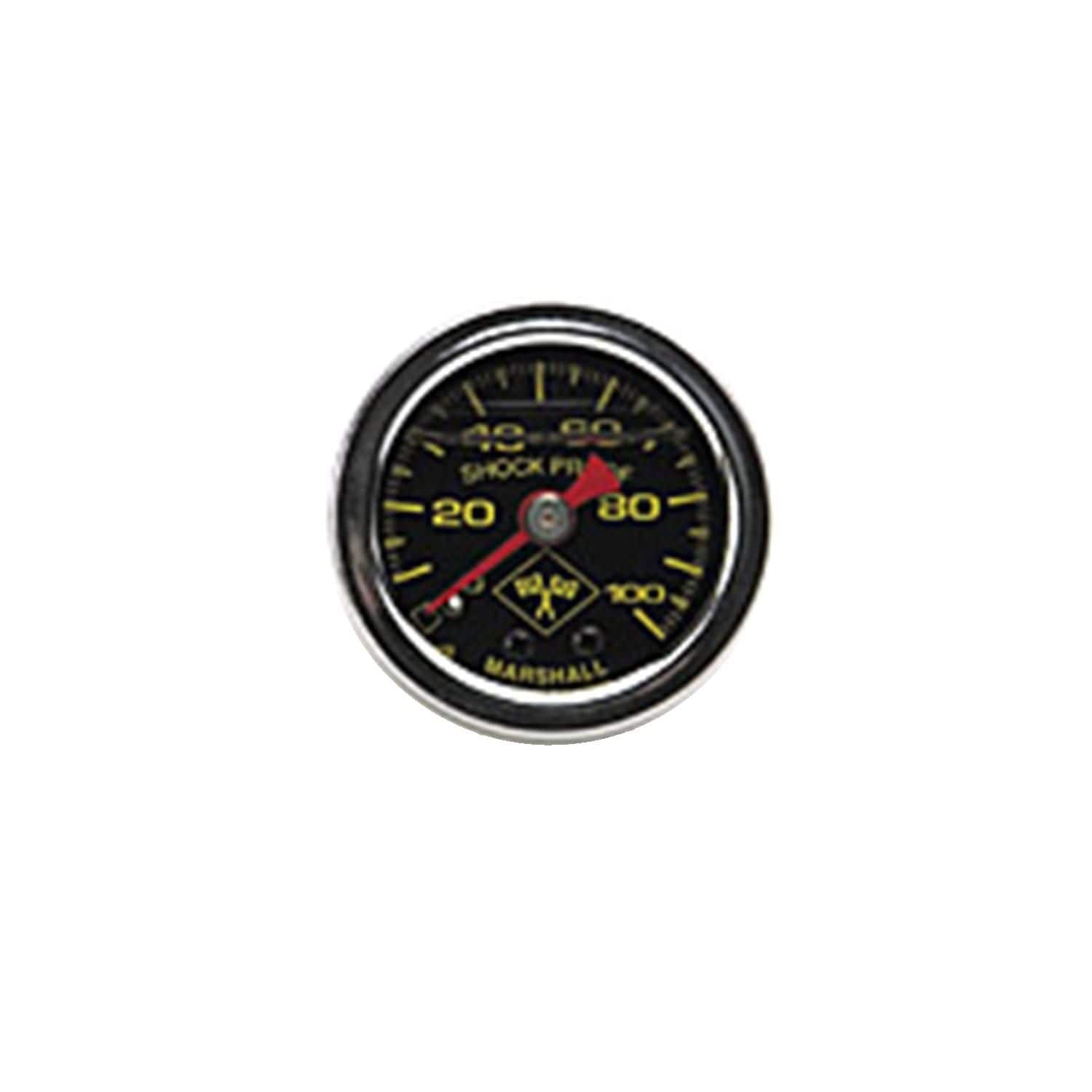 Russell Black with Red Pointer Fuel Pressure Gauge for Cadillac Series 90