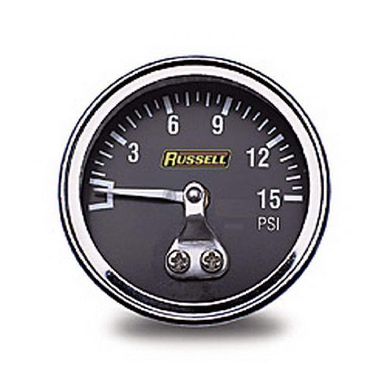 Russell Black with White Pointer Fuel Pressure Gauge for Cadillac Series 90
