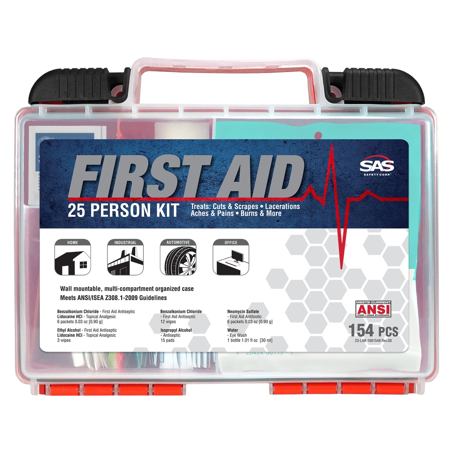 SAS Safety First-Aid Kit SAS6025-25 | AutoZone