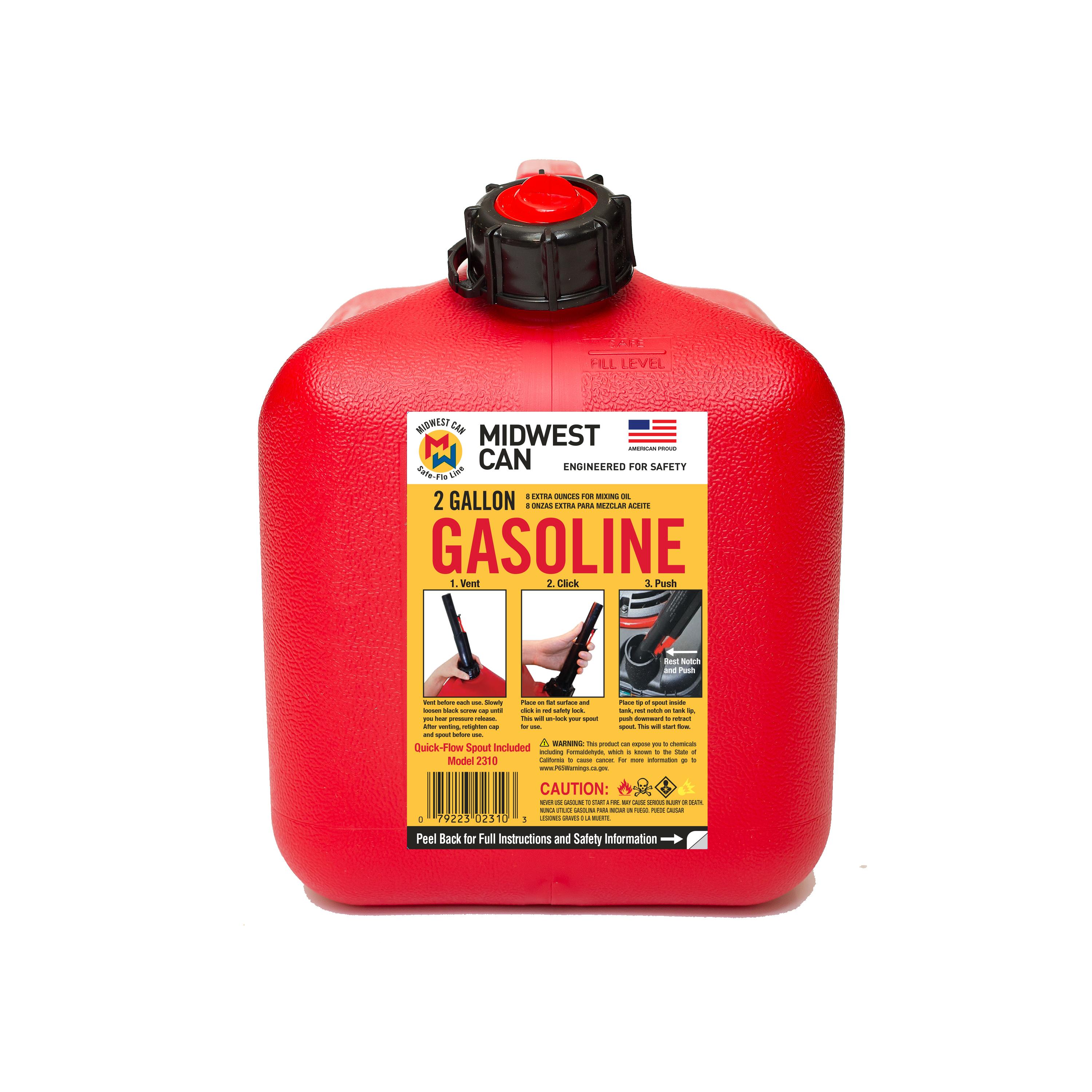 Midwest Can 2 gal Fuel Can 2310 | AutoZone
