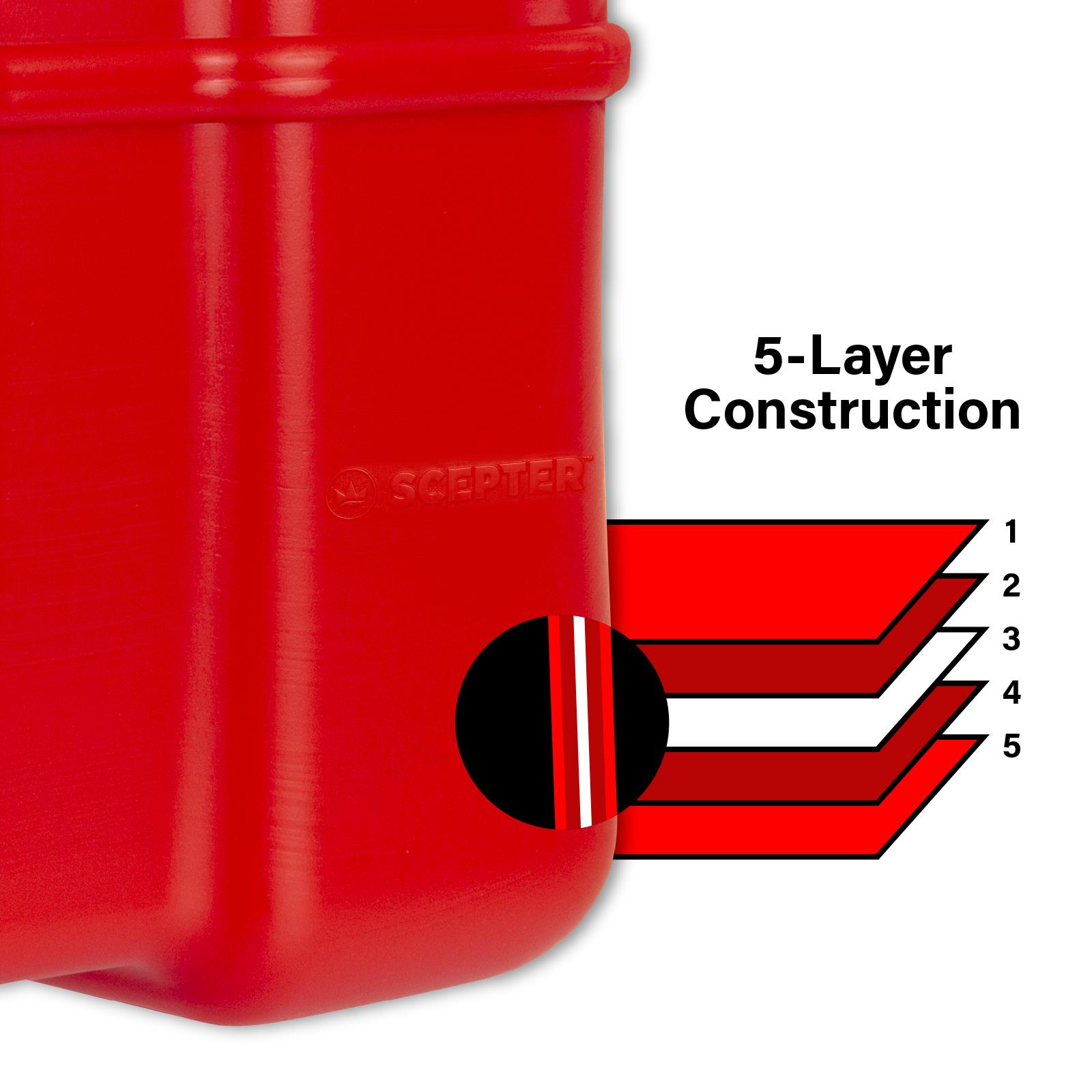 Scepter 6 gal Fuel Can 10511 | AutoZone