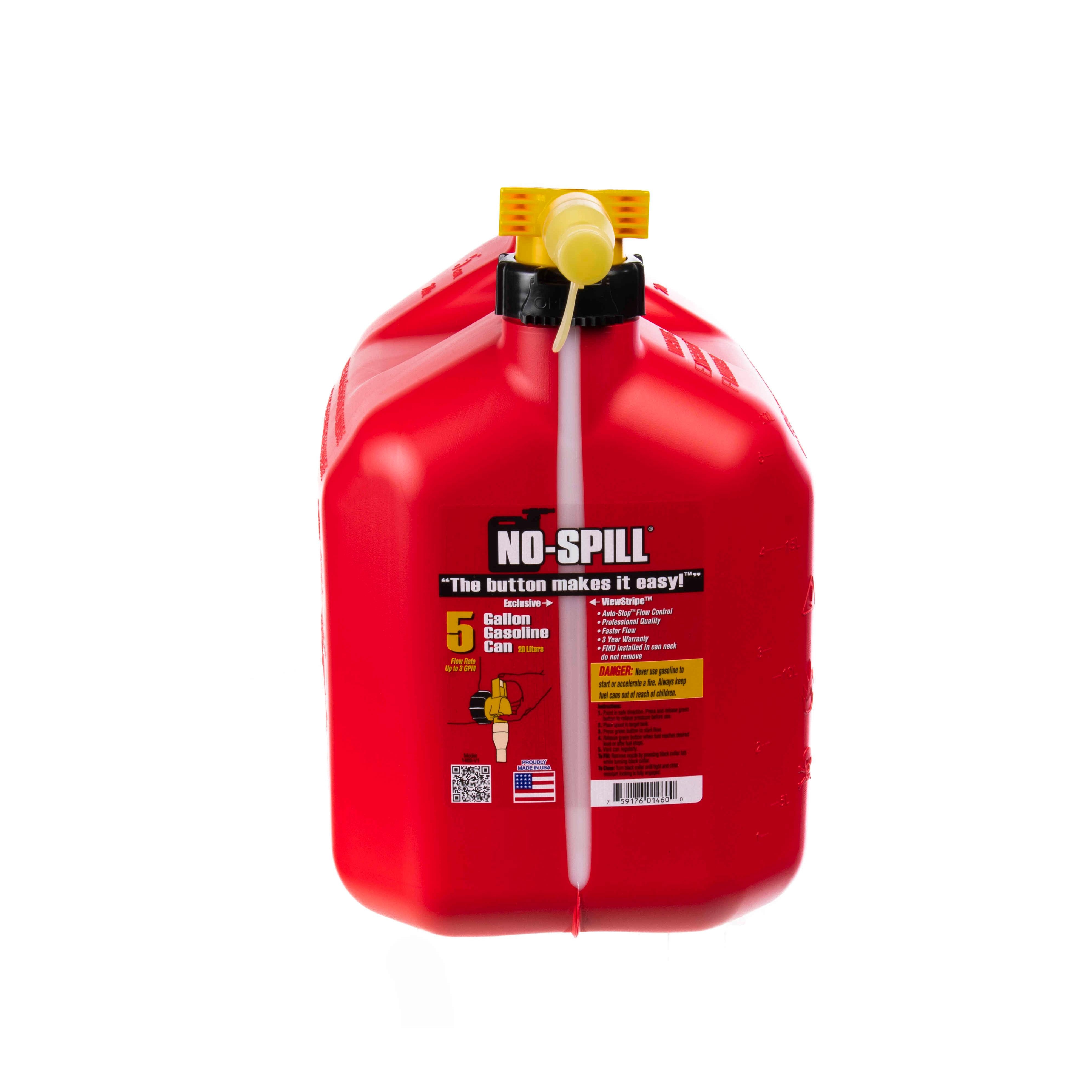 No-Spill 5 gal Fuel Can 1460 | AutoZone