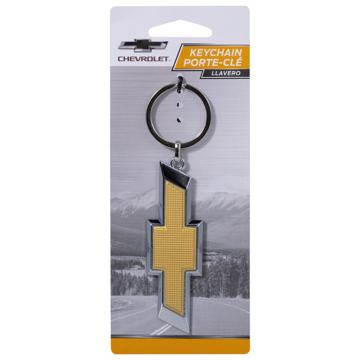 Plst Color Plasticolor Chevrolet Bowtie Gold Logo Metal Key Chain | AutoZone