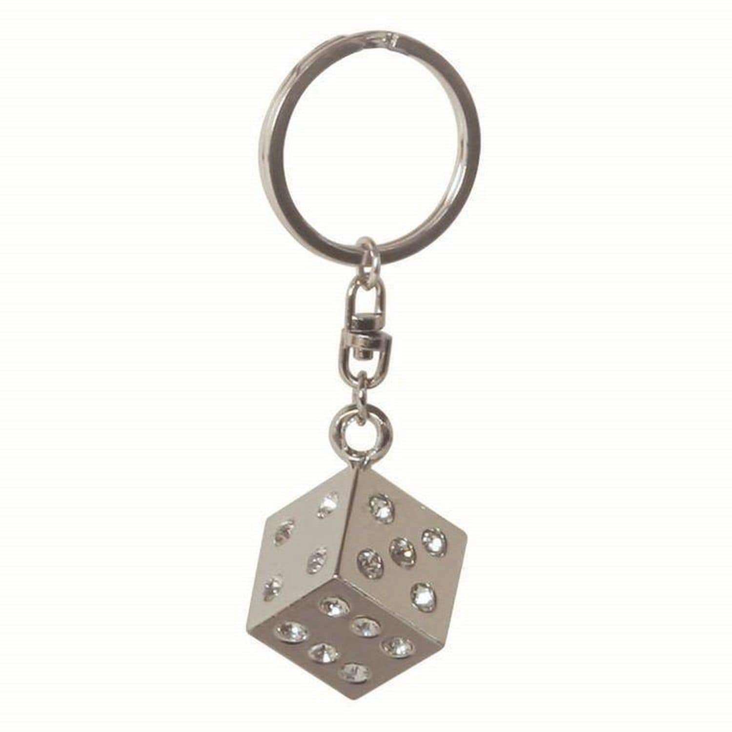 Autozone Key Rings The Hillman Group Jeweled Dice Key Chain | AutoZone