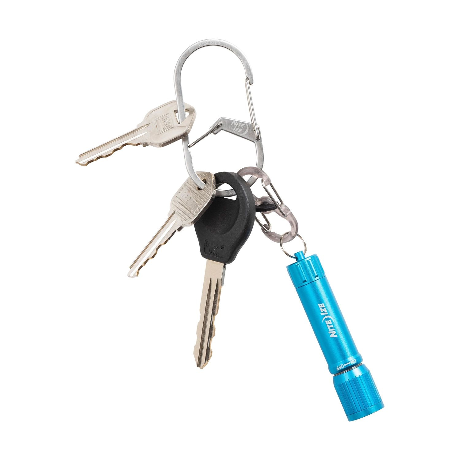 Nite Ize No.3 Steel G-Series Stainless Dual Chamber Carabiner