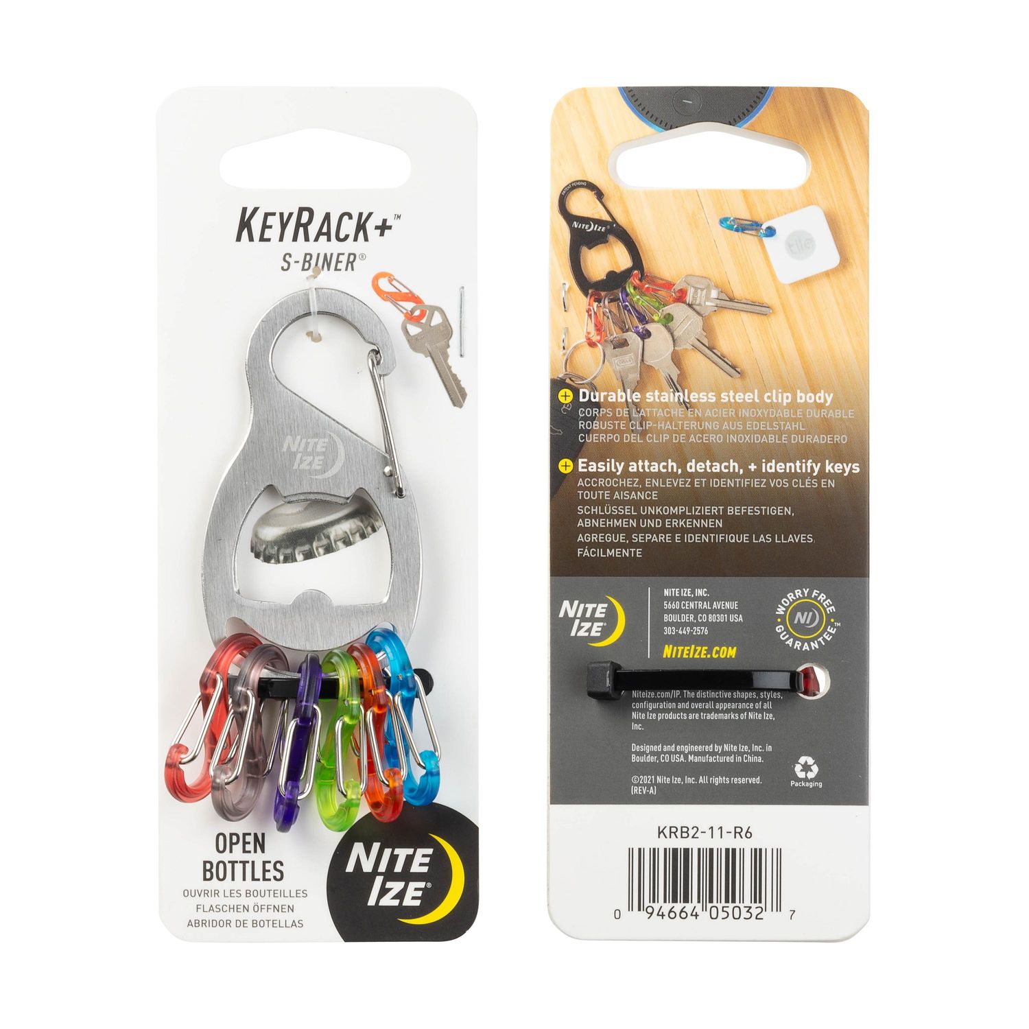 Nite Ize S-Biner Stainless Steel Key Rack | AutoZone