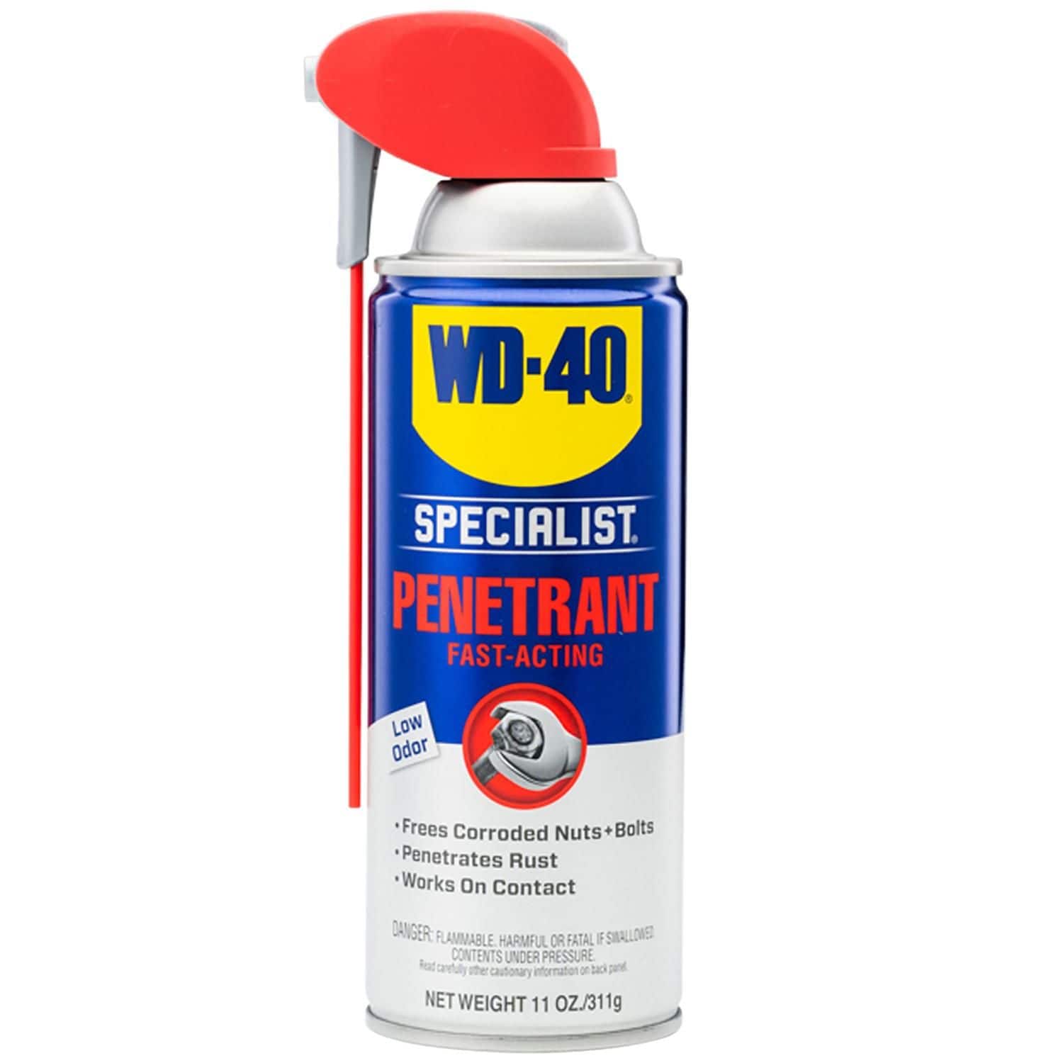 WD-40 Specialist Rust Release Penetrant Spray with Blu Torch and