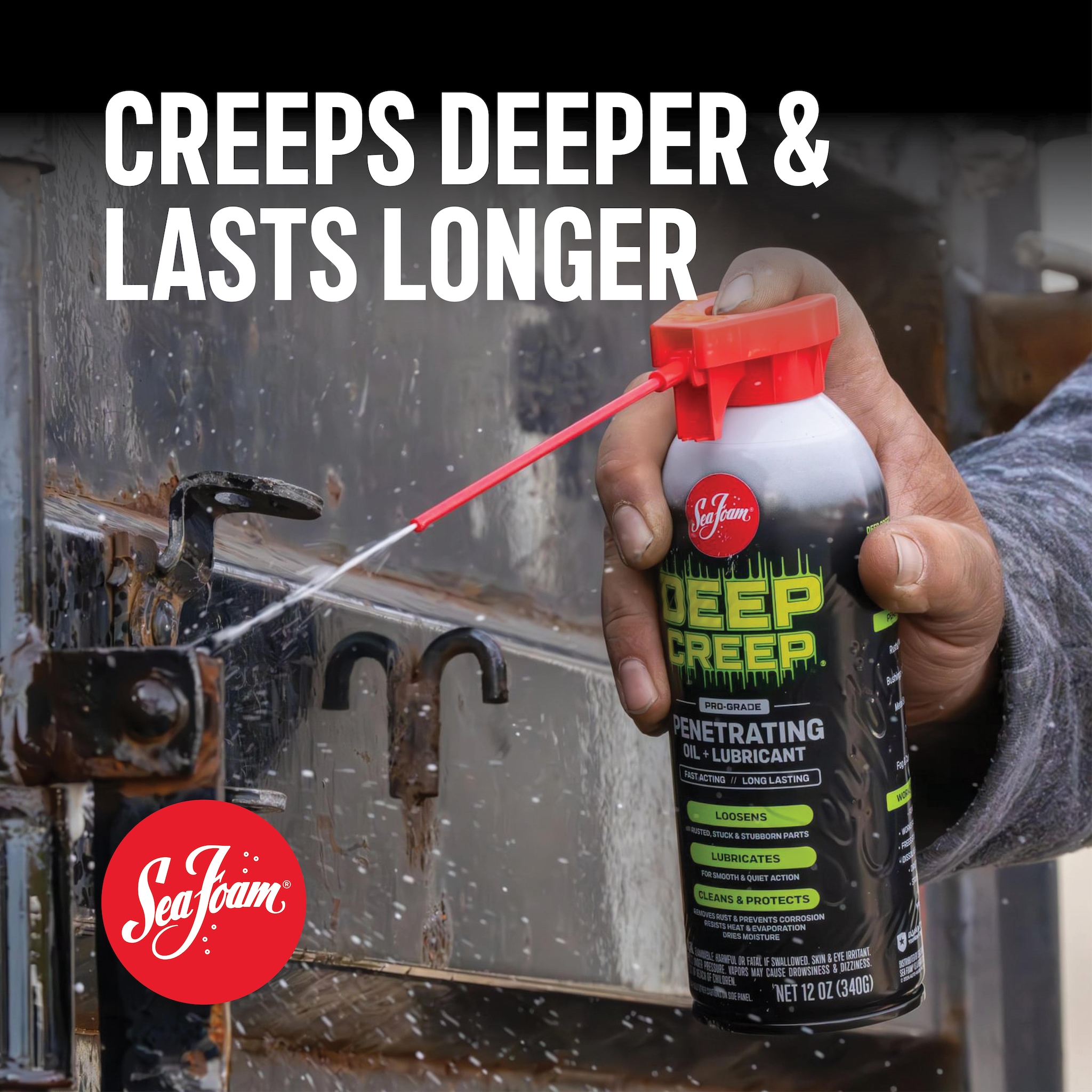Sea Foam Deep Creep Multi-Purpose Penetrating Lubricant and Cleaner 12oz | AutoZone Sea Foam Deep Creep Multi-Purpose Penetrating Lubricant and Cleaner 12oz | AutoZone