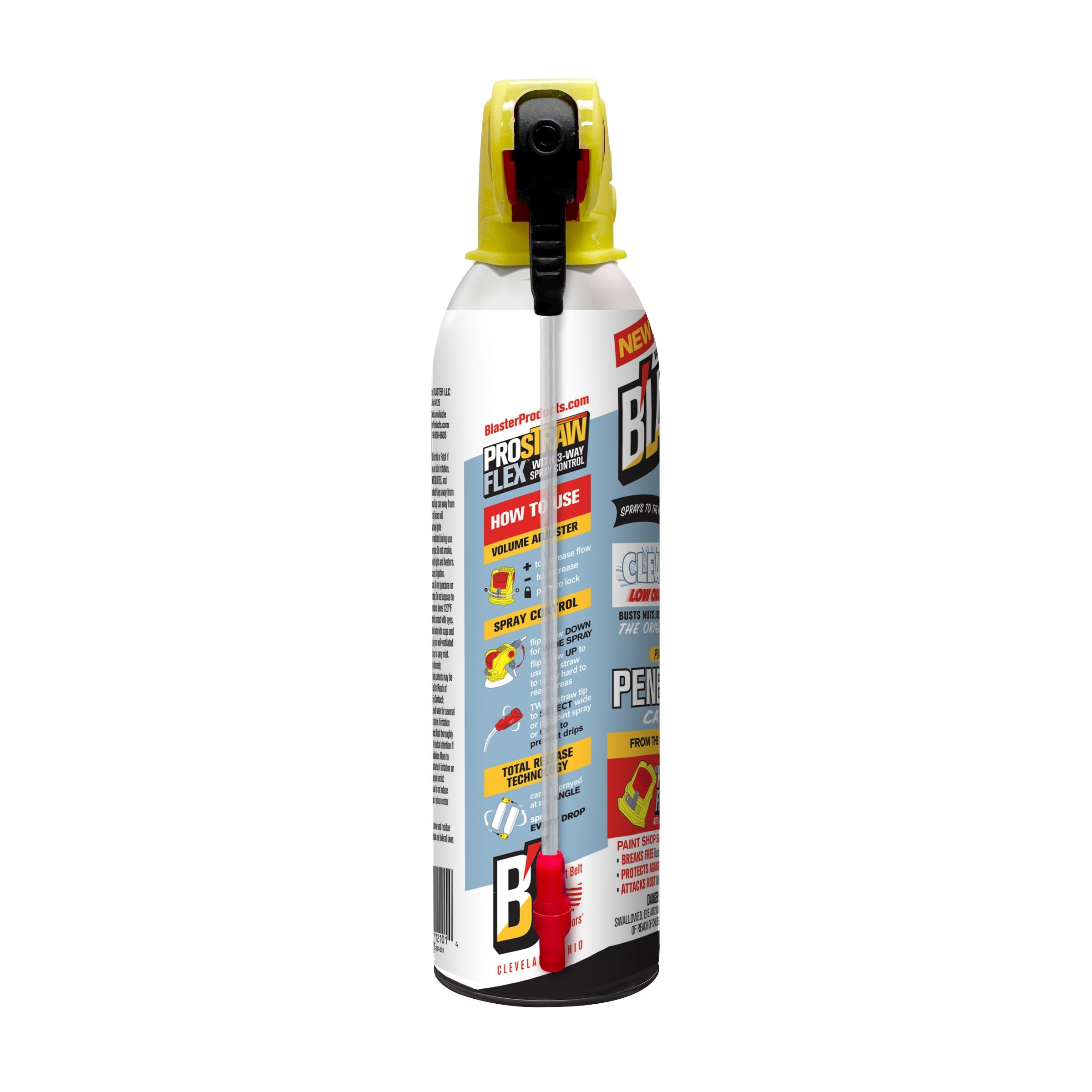 B'laster Penetrating Catalyst, Clear, Low Odor, ProStraw Flex 12oz