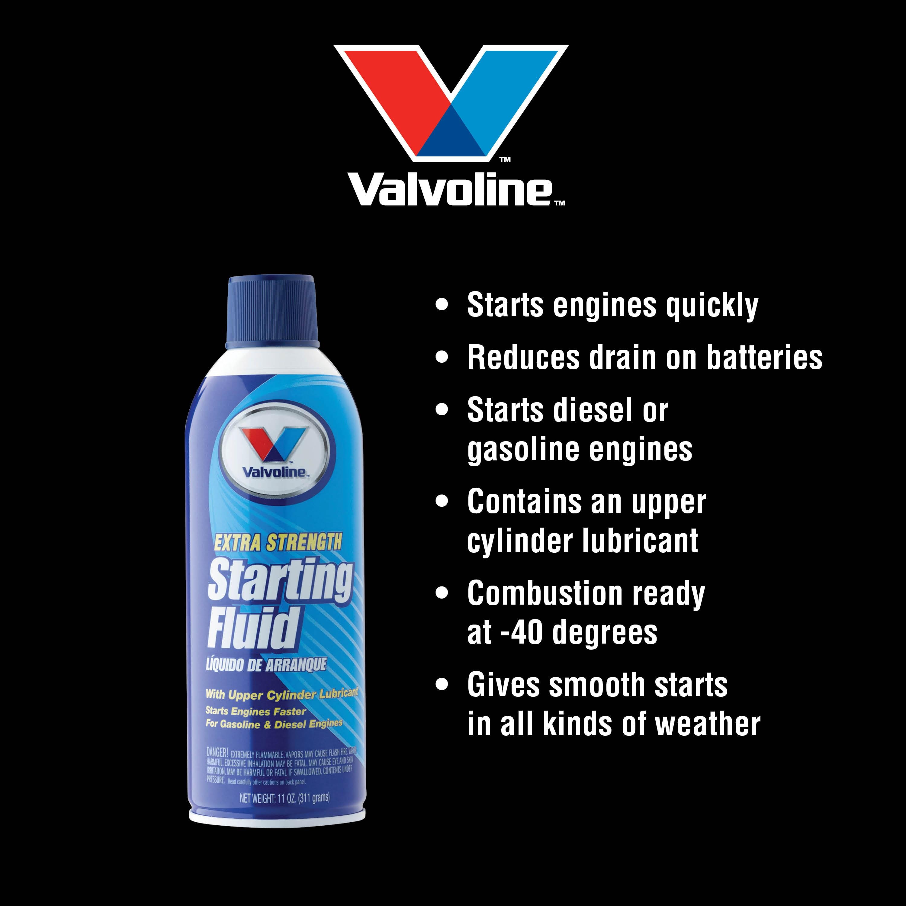 Valvoline Extra Strength Starting Fluid 11oz | AutoZone