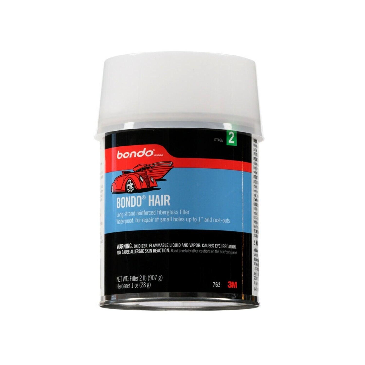 thumbnail image 2 of Bondo Auto Body Filler – 1 Quart (32 Oz) – Medium-Fiber Glass, Professional Grade 2 of 6