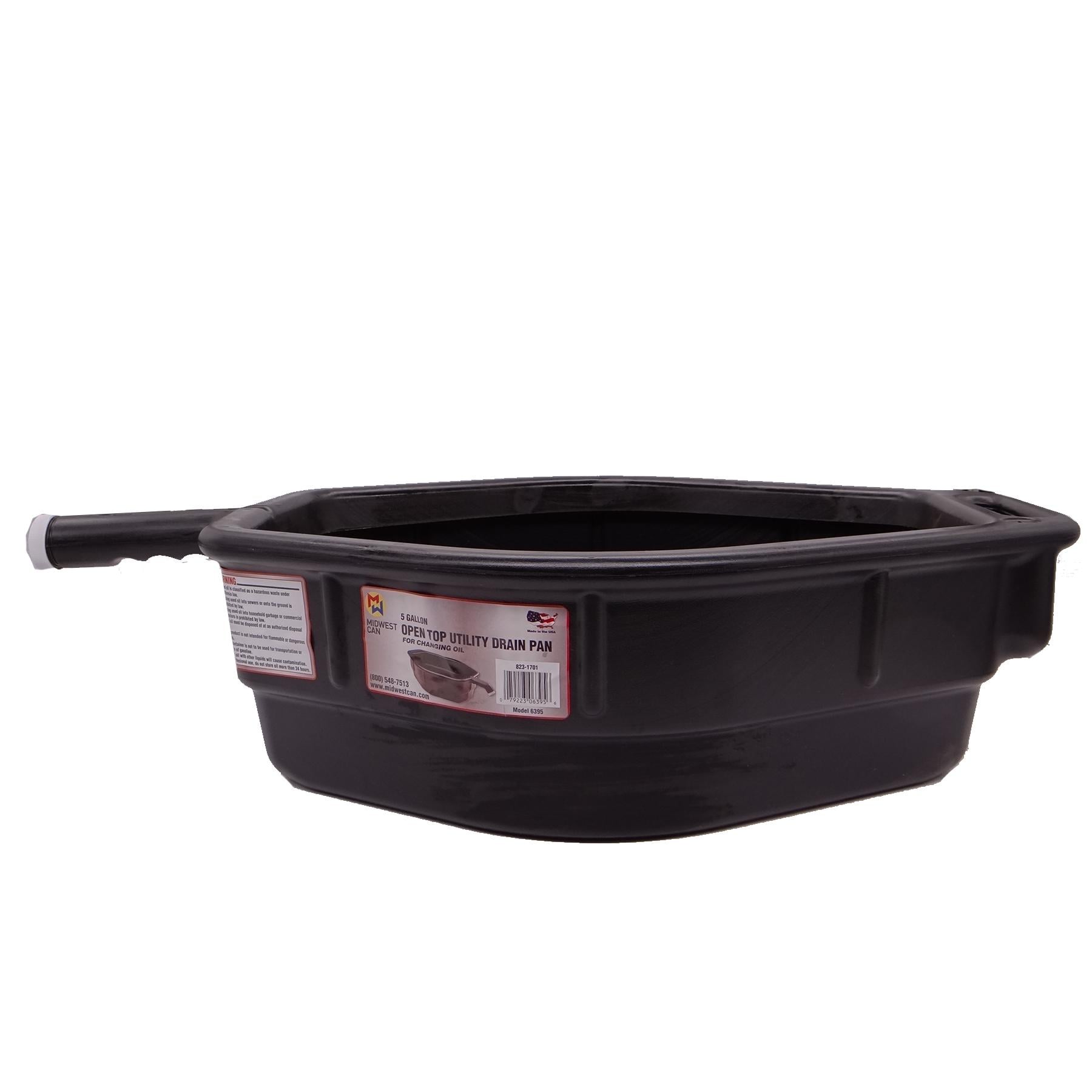 Midwest Can Oil Drain Pan 5 Gallon | AutoZone