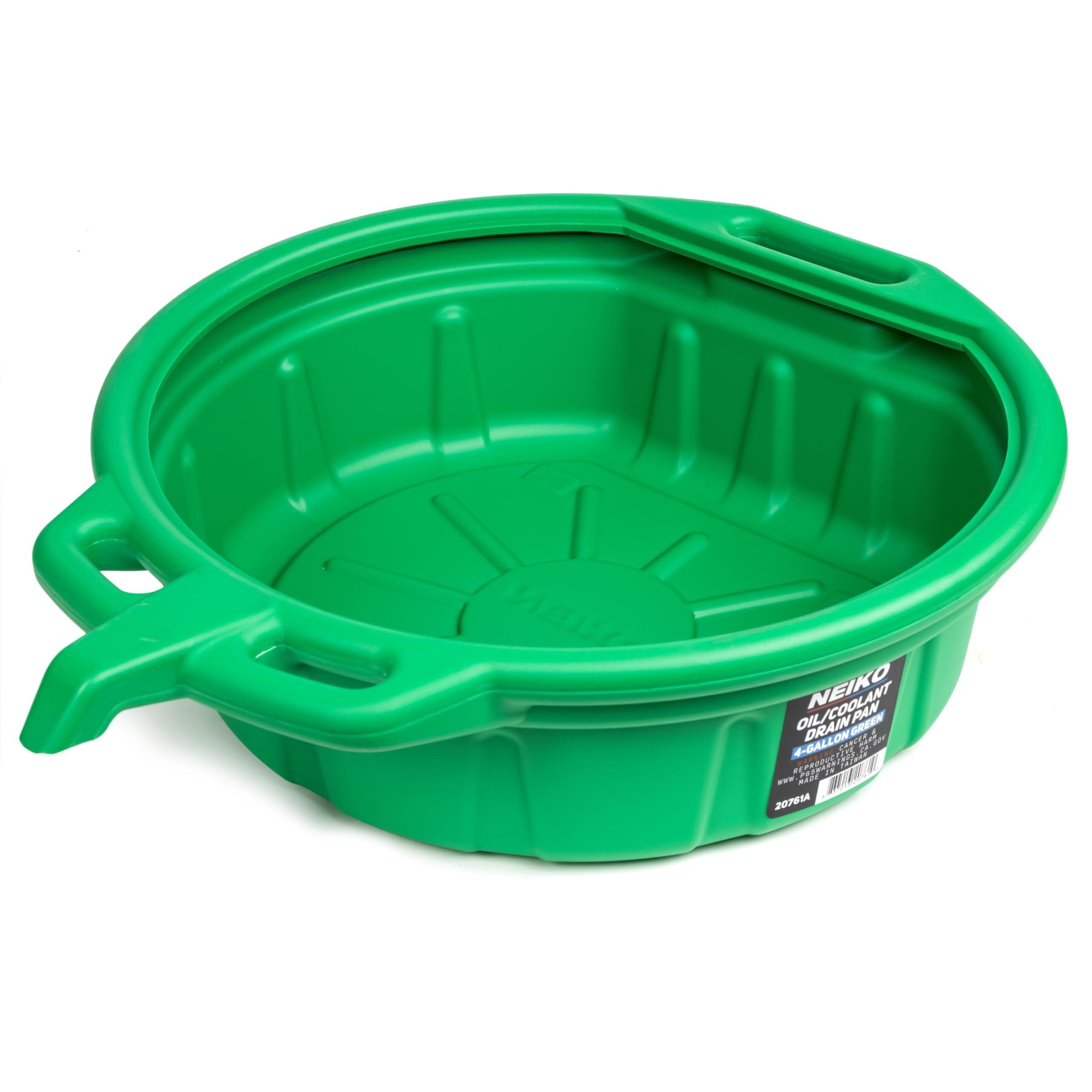2-Pack Plastic Oil Catch Pan / Drip Pan – 49x31x8 Cm, Uzman-Plastik, For Oil Changes & Fluid Collection