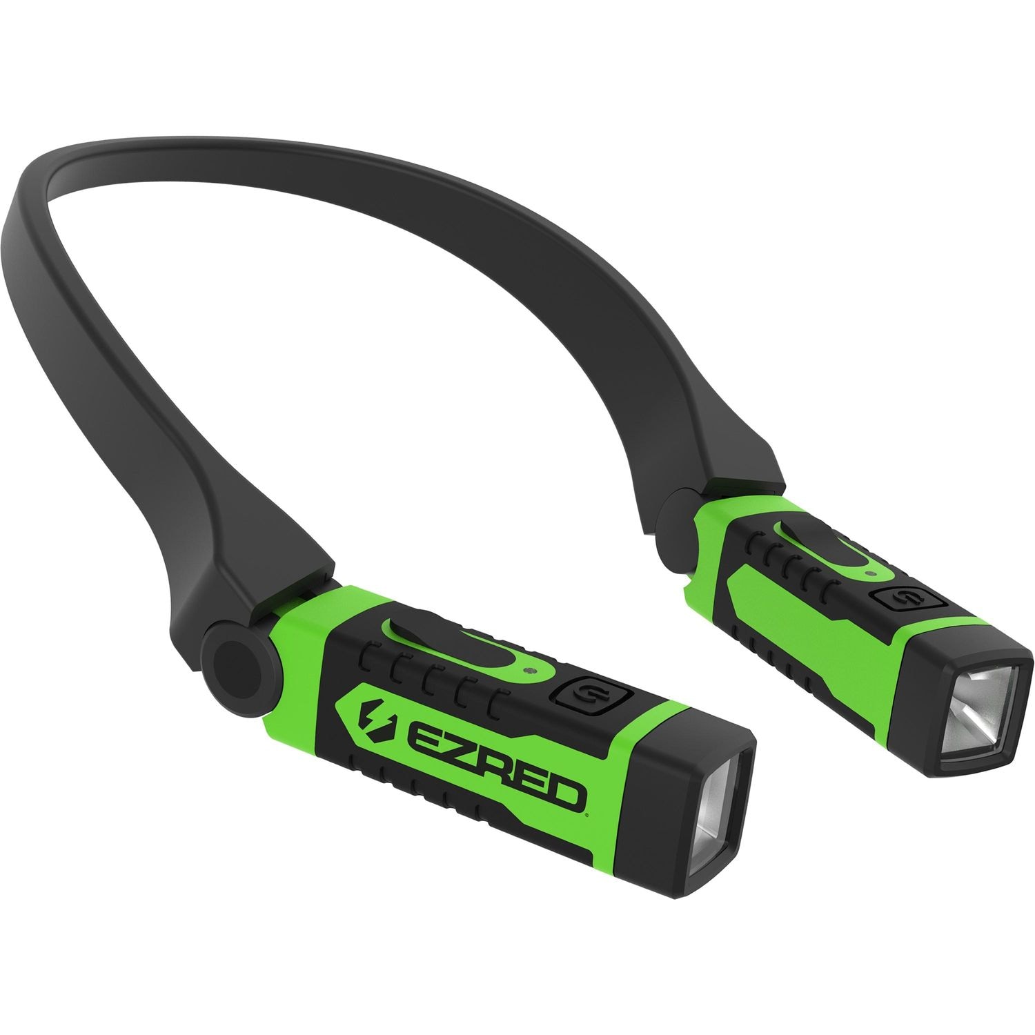 EZ Red 300 Lumens Green Rechargeable LED Neck Light, USB Charge