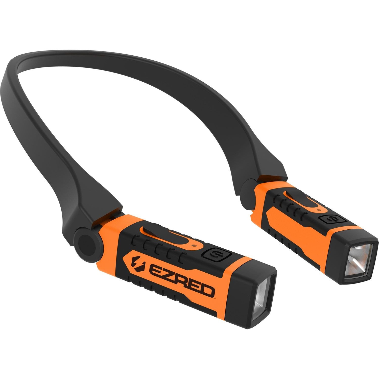 EZ Red 300 Lumens Orange Rechargeable LED Neck Light, USB Charge