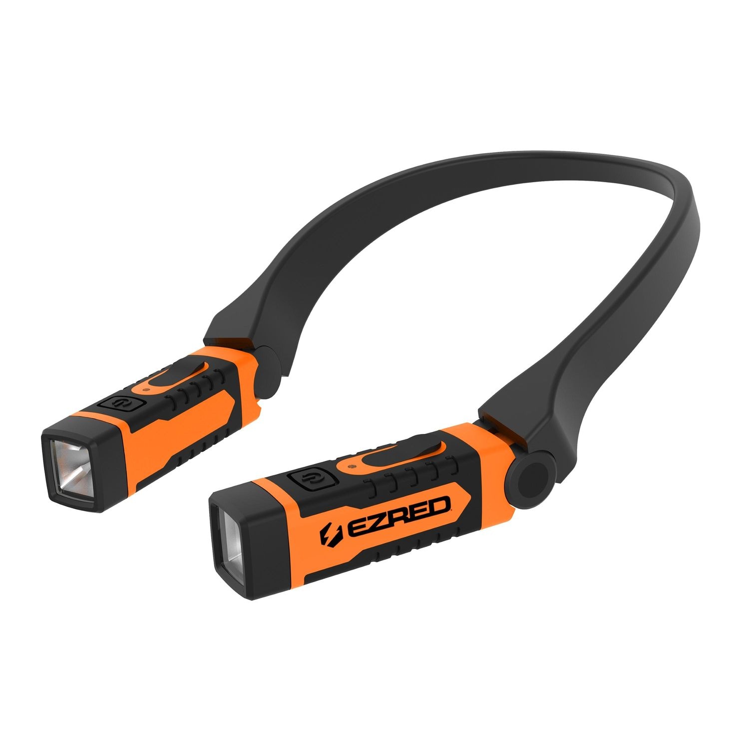 EZ Red 300 Lumens Orange Rechargeable LED Neck Light, USB Charge
