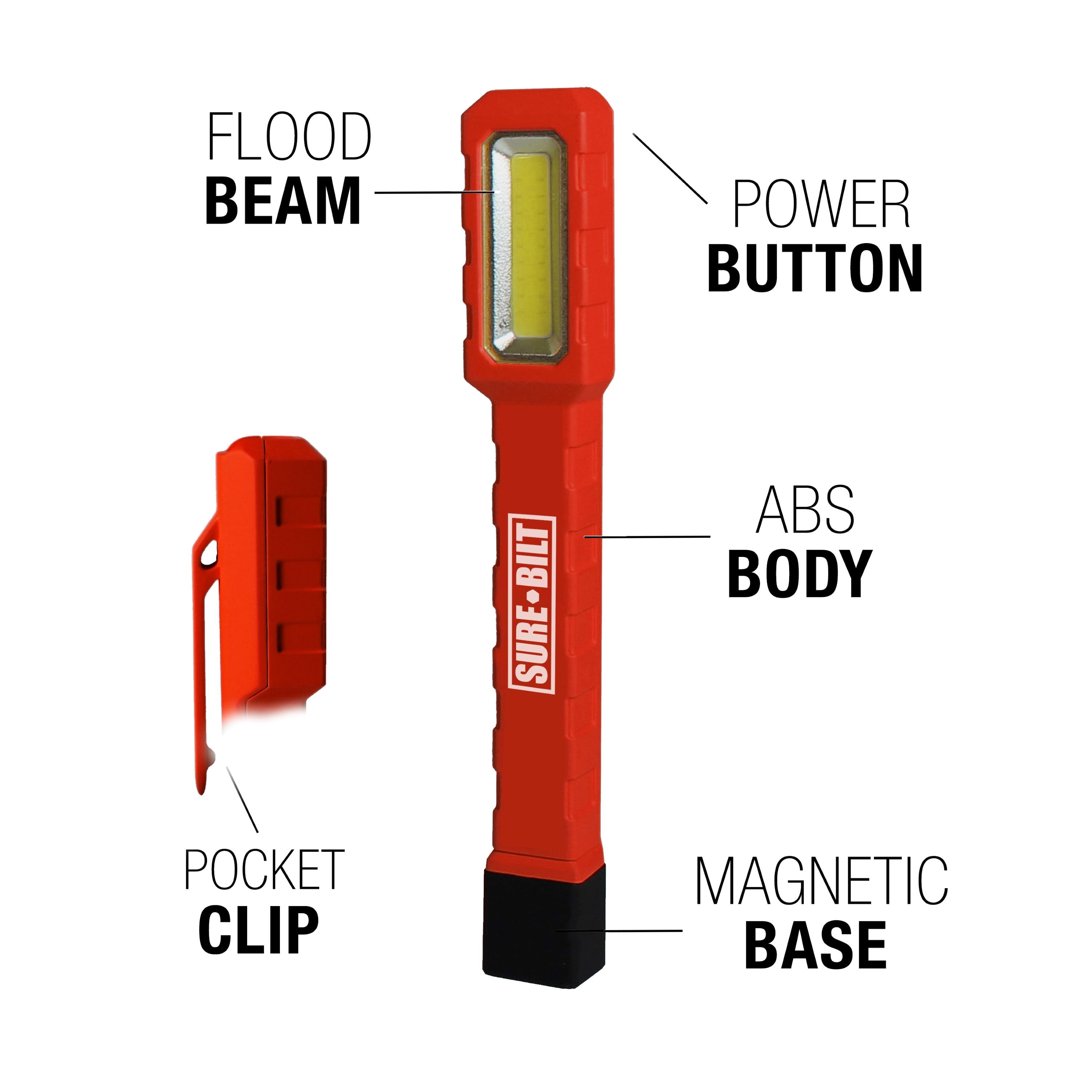 SureBilt 200 Lumen LED Pocket Work Light; 3 x AAA Included | AutoZone