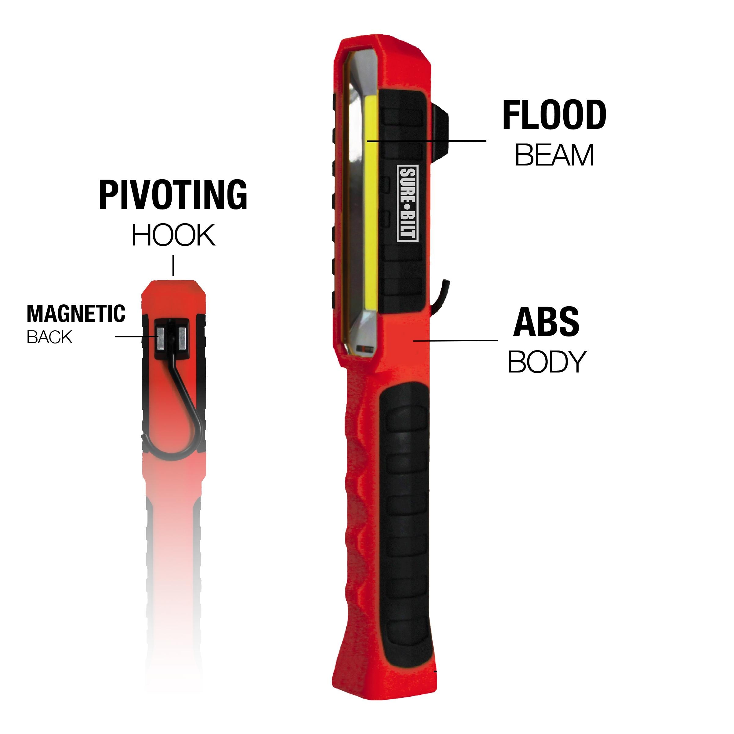 SureBilt 600 Lumen Rechargeable LED Work Light; USB Charge Cord